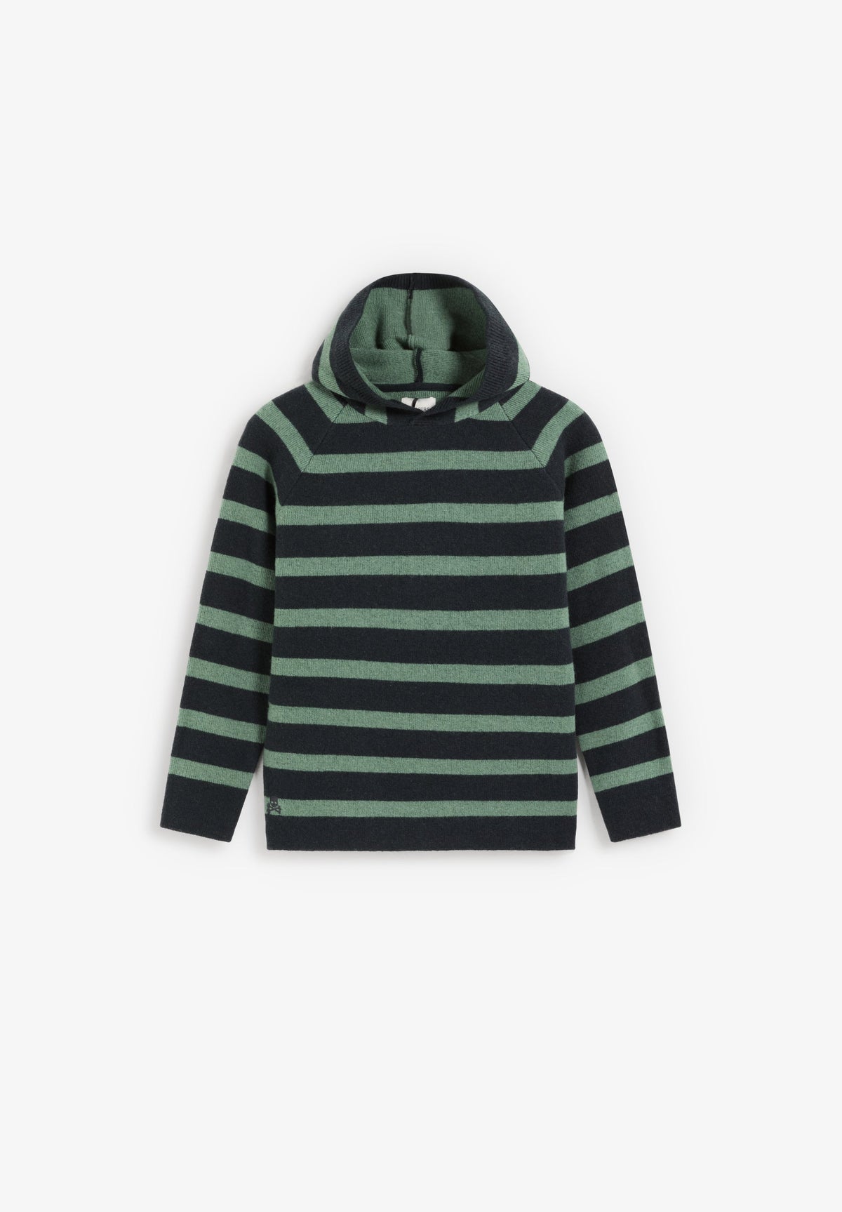 STRIPED HOODED SWEATER