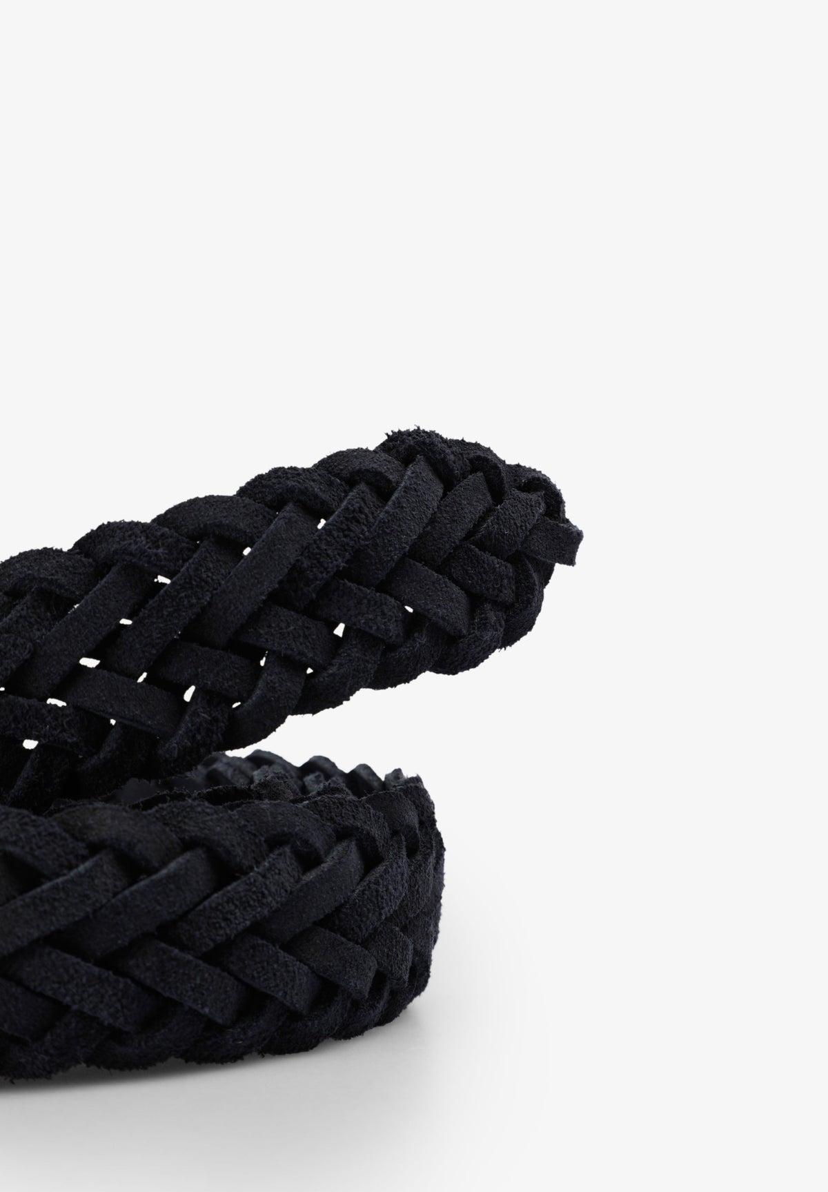 BRAIDED SUEDE BELT
