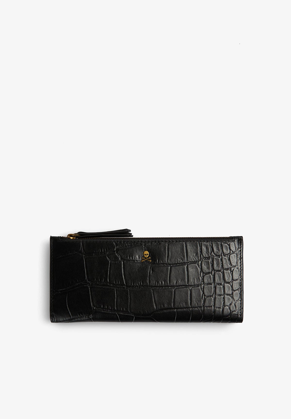 ELONGATED LEATHER WALLET