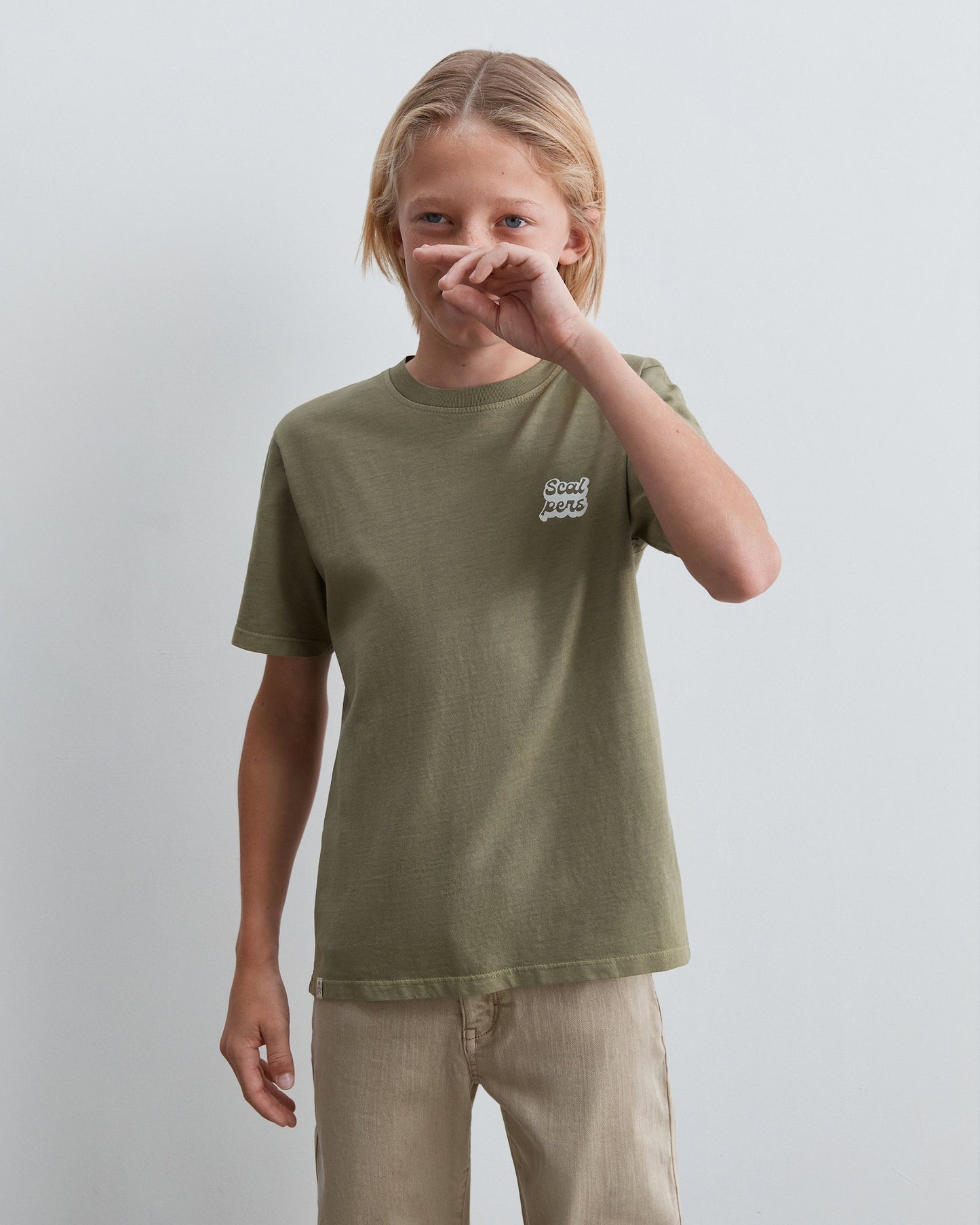 CONTRAST PRINT T-SHIRT