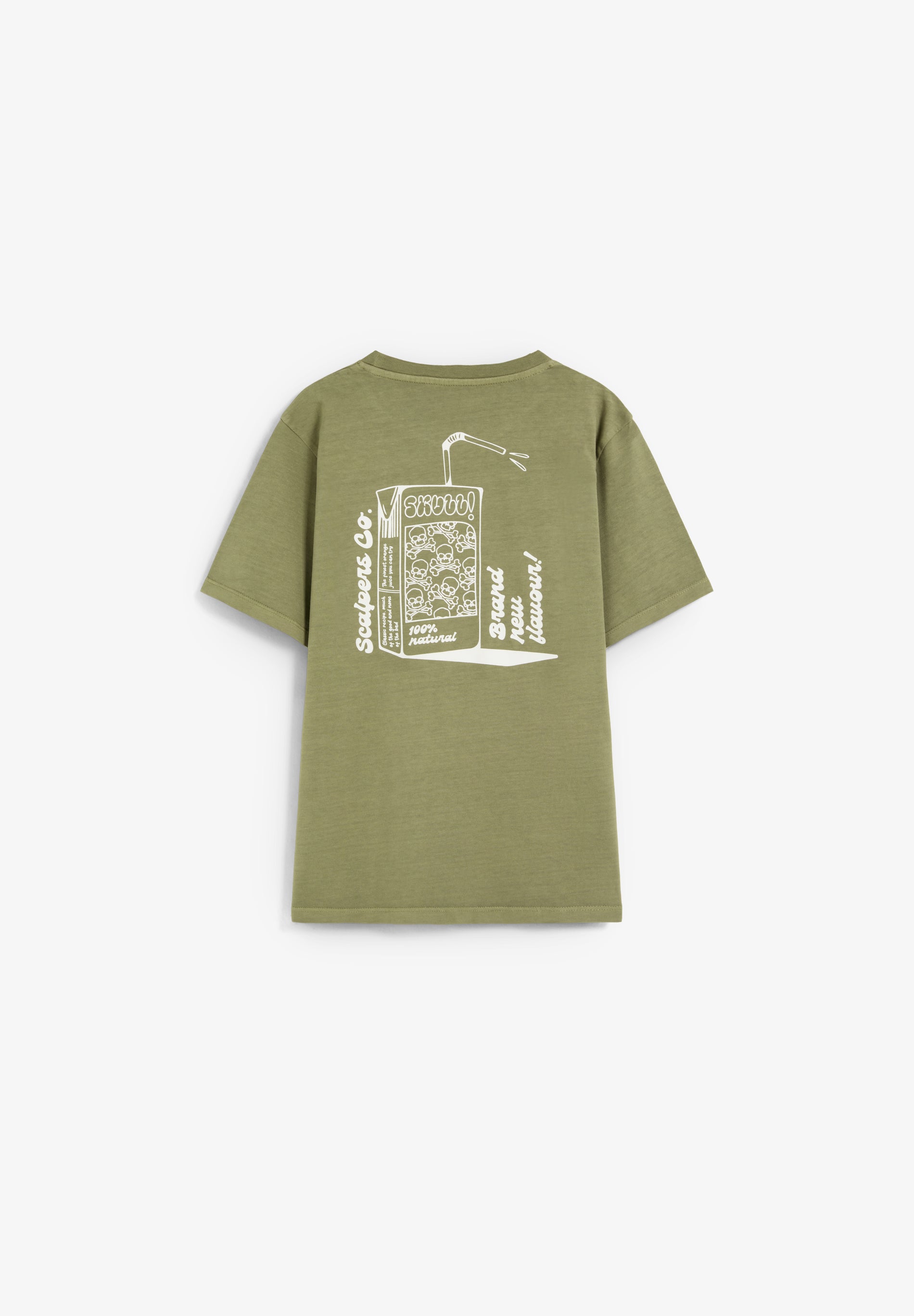 CONTRAST PRINT T-SHIRT