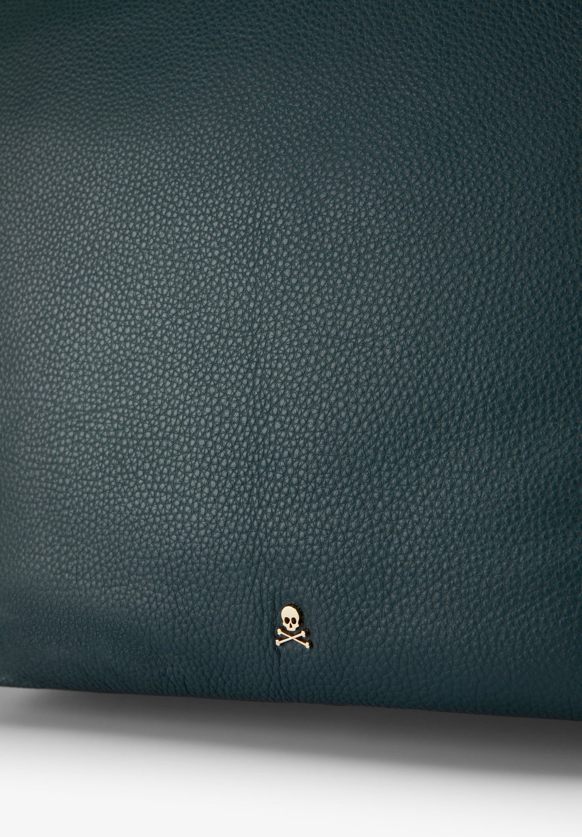 LEATHER SHOULDER BAG WITH HANDLE DETAILS
