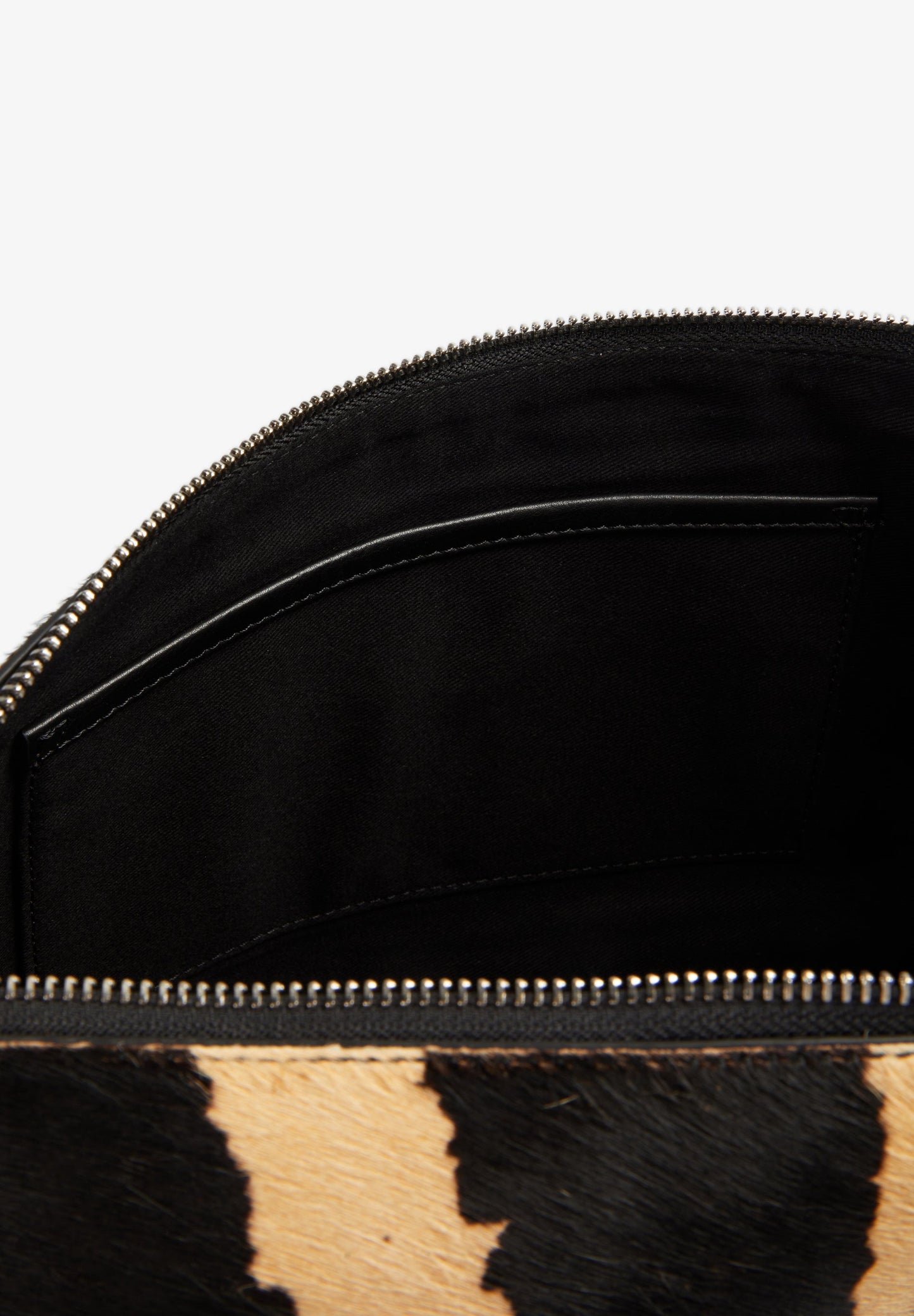 LEATHER SHOULDER BAG WITH HANDLE DETAILS