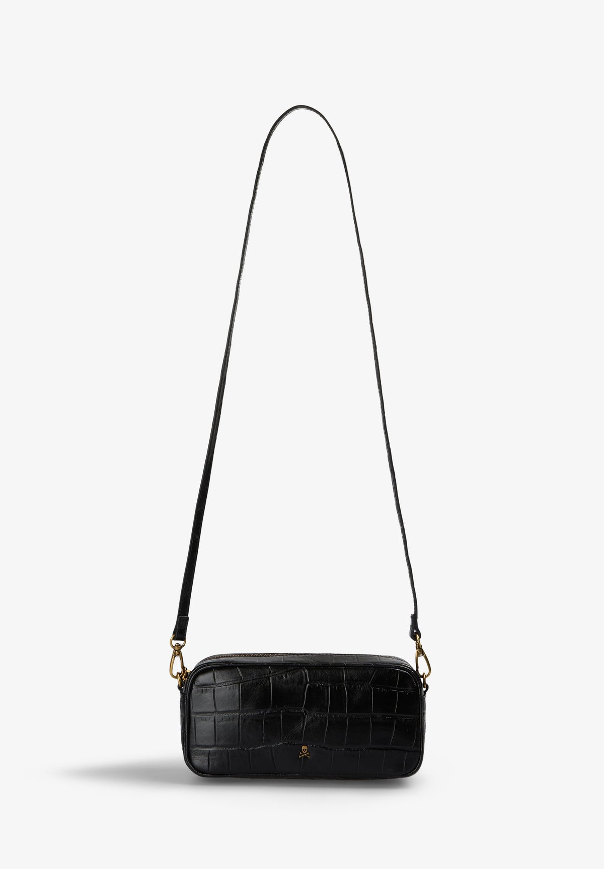 BAGUETTE LEATHER BAG