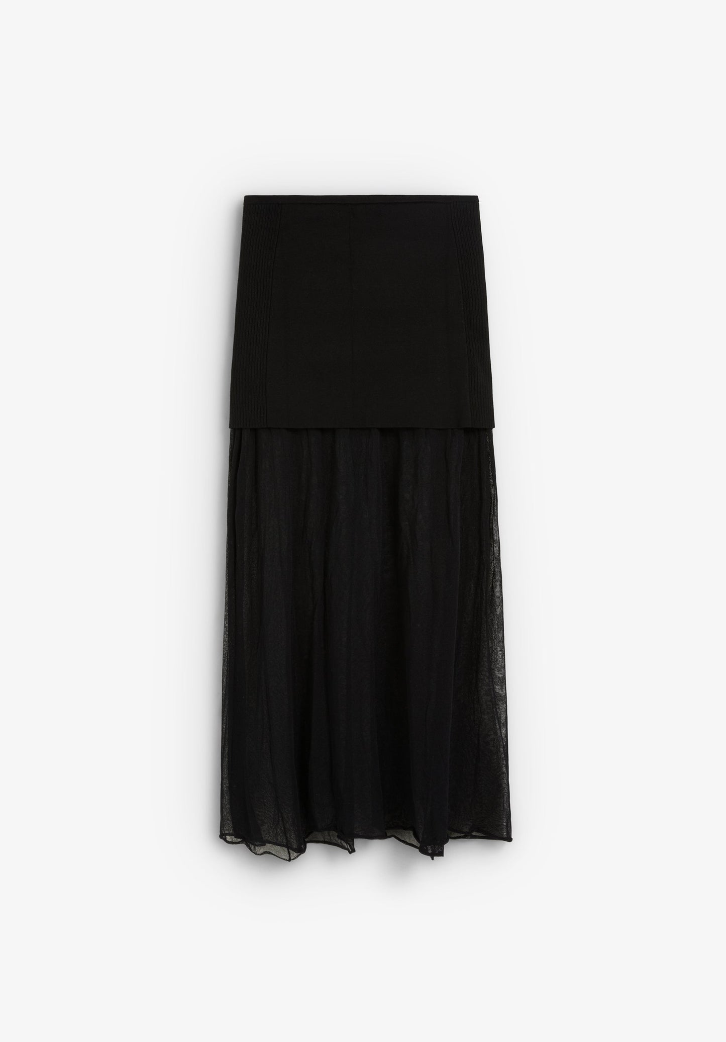 COMBINED KNIT SKIRT