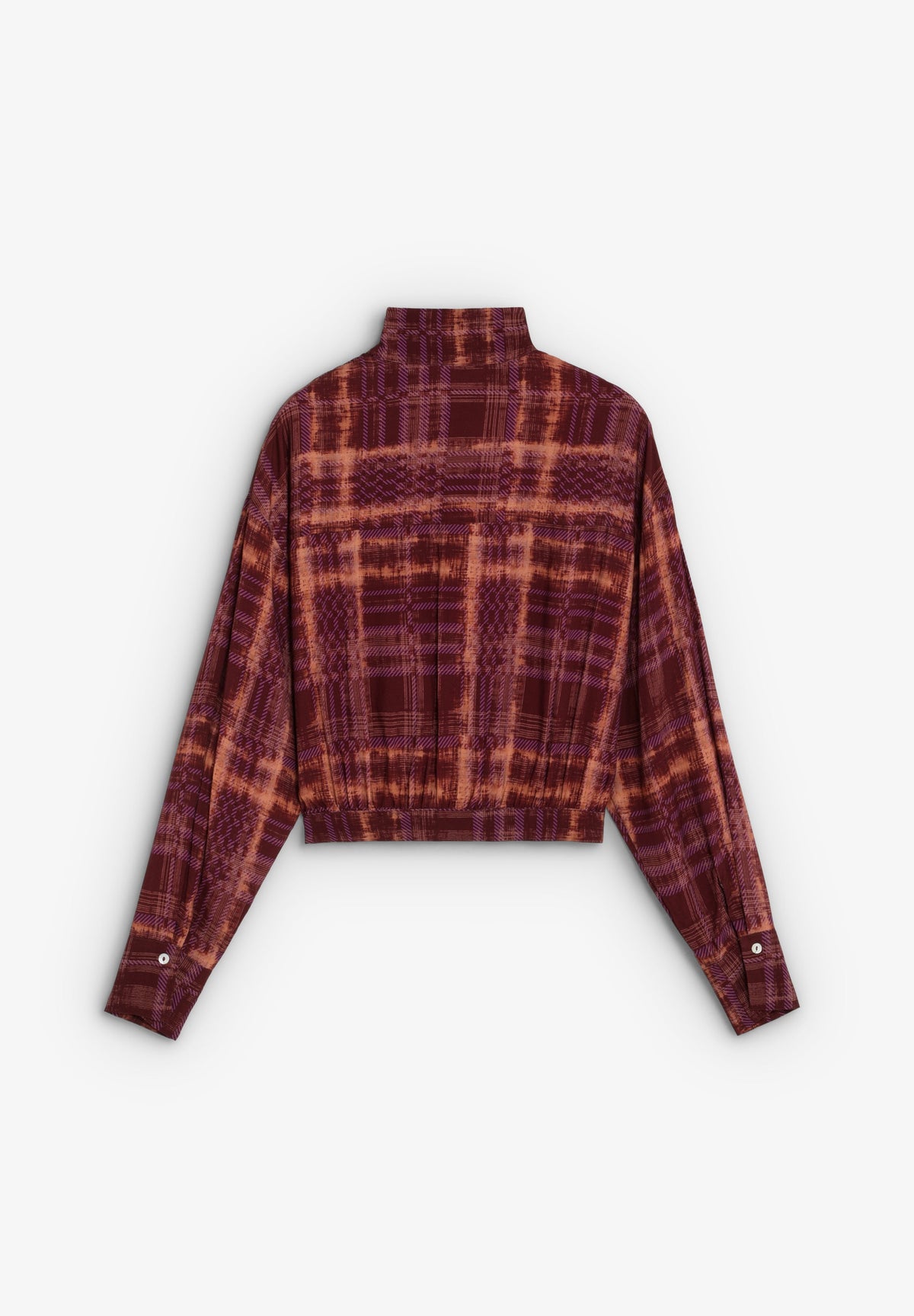 PRINTED HIGH NECK SHIRT