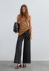 HIGH WAIST WIDE-LEG JEANS