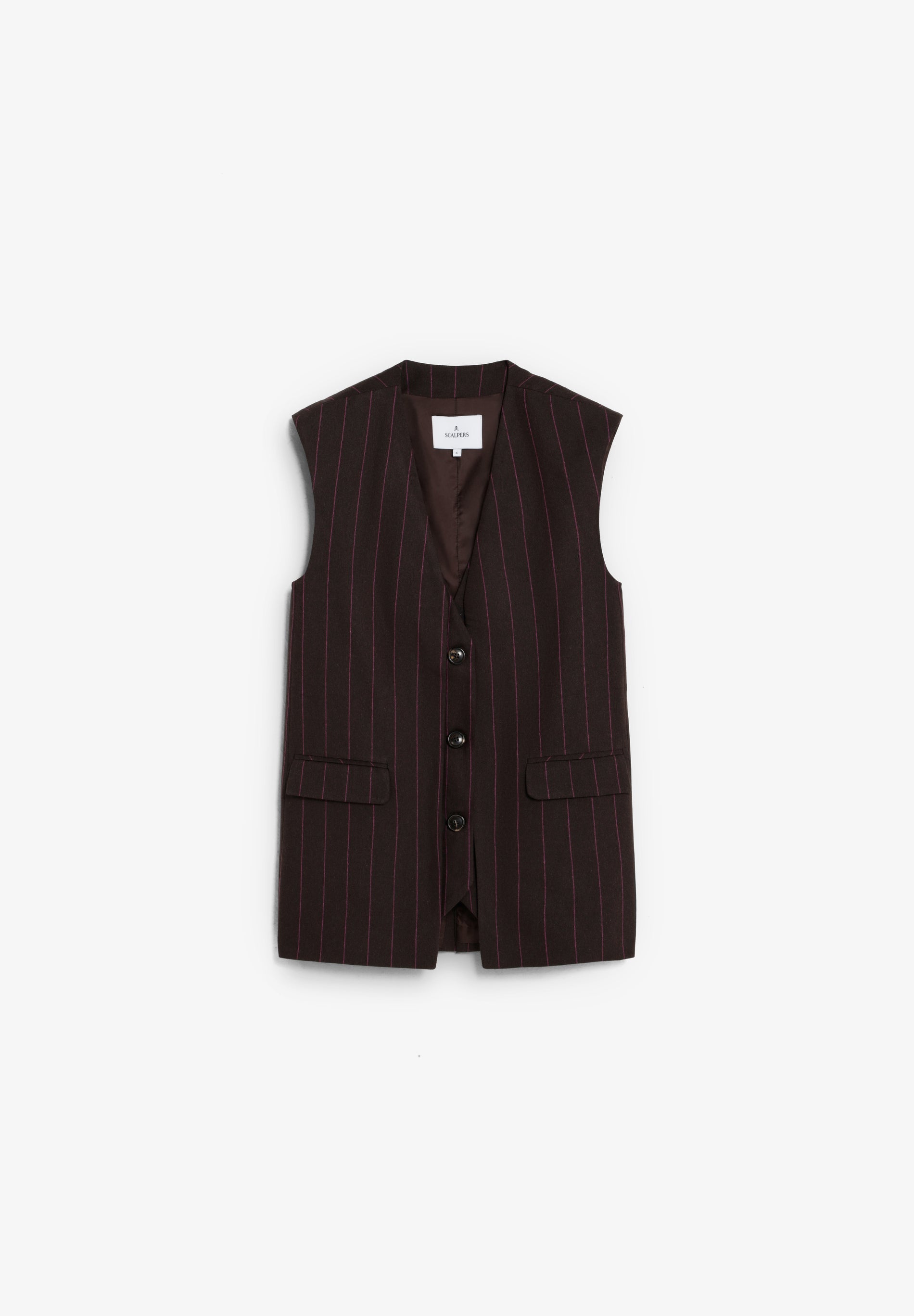 LONG STRIPED WAISTCOAT