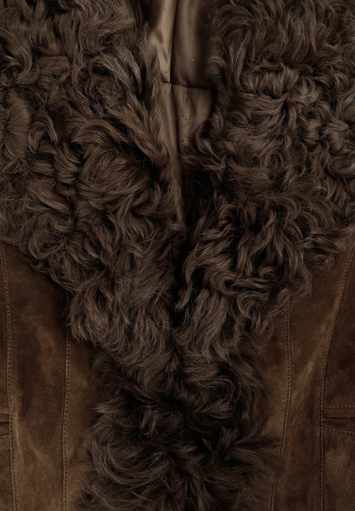 COAT WITH WOOL COLLAR