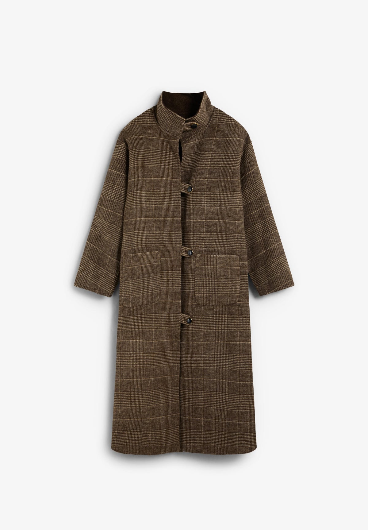 SCHANDMADE REVERSIBLE SCARF COAT