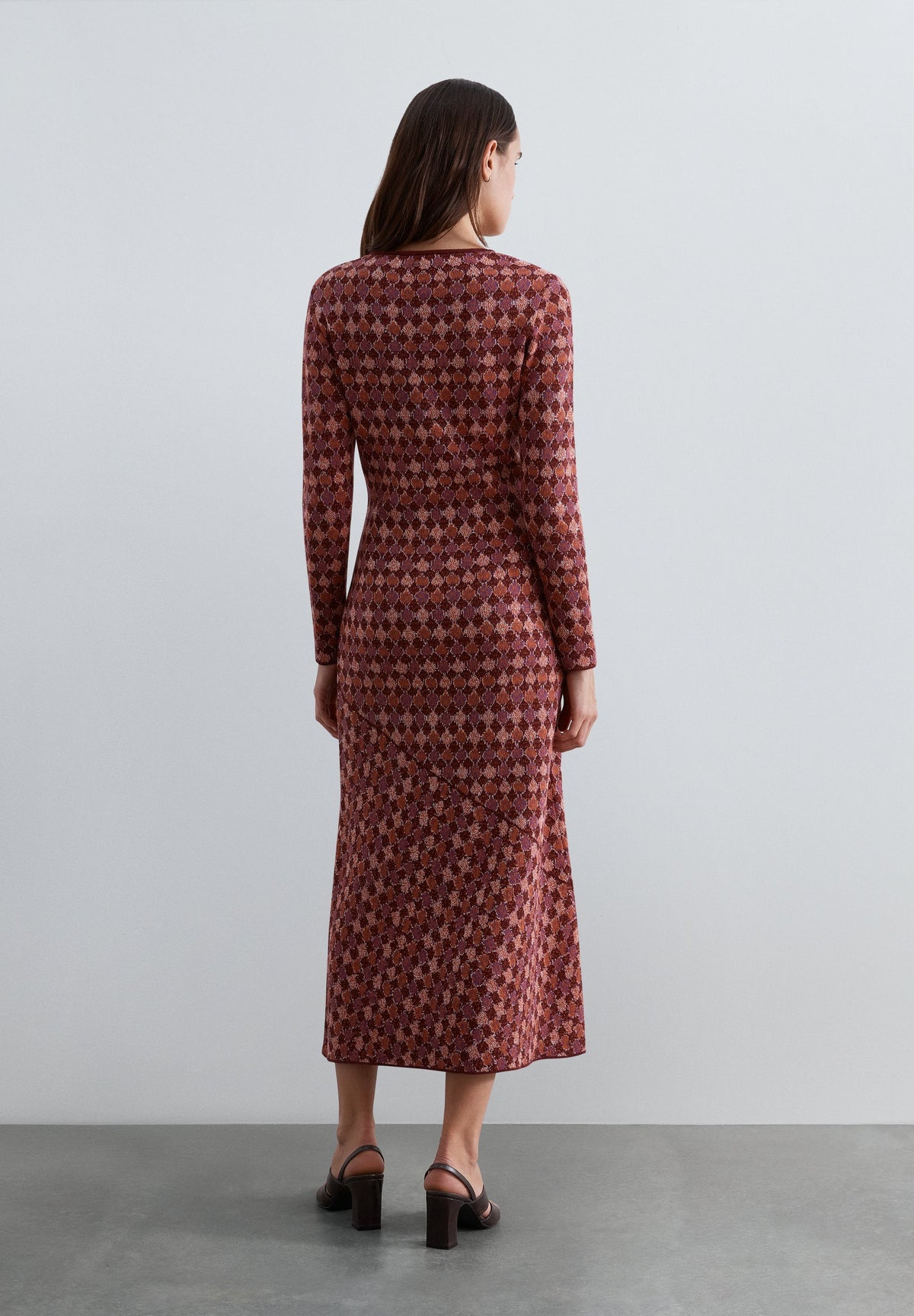 KNITTED MIDI DRESS