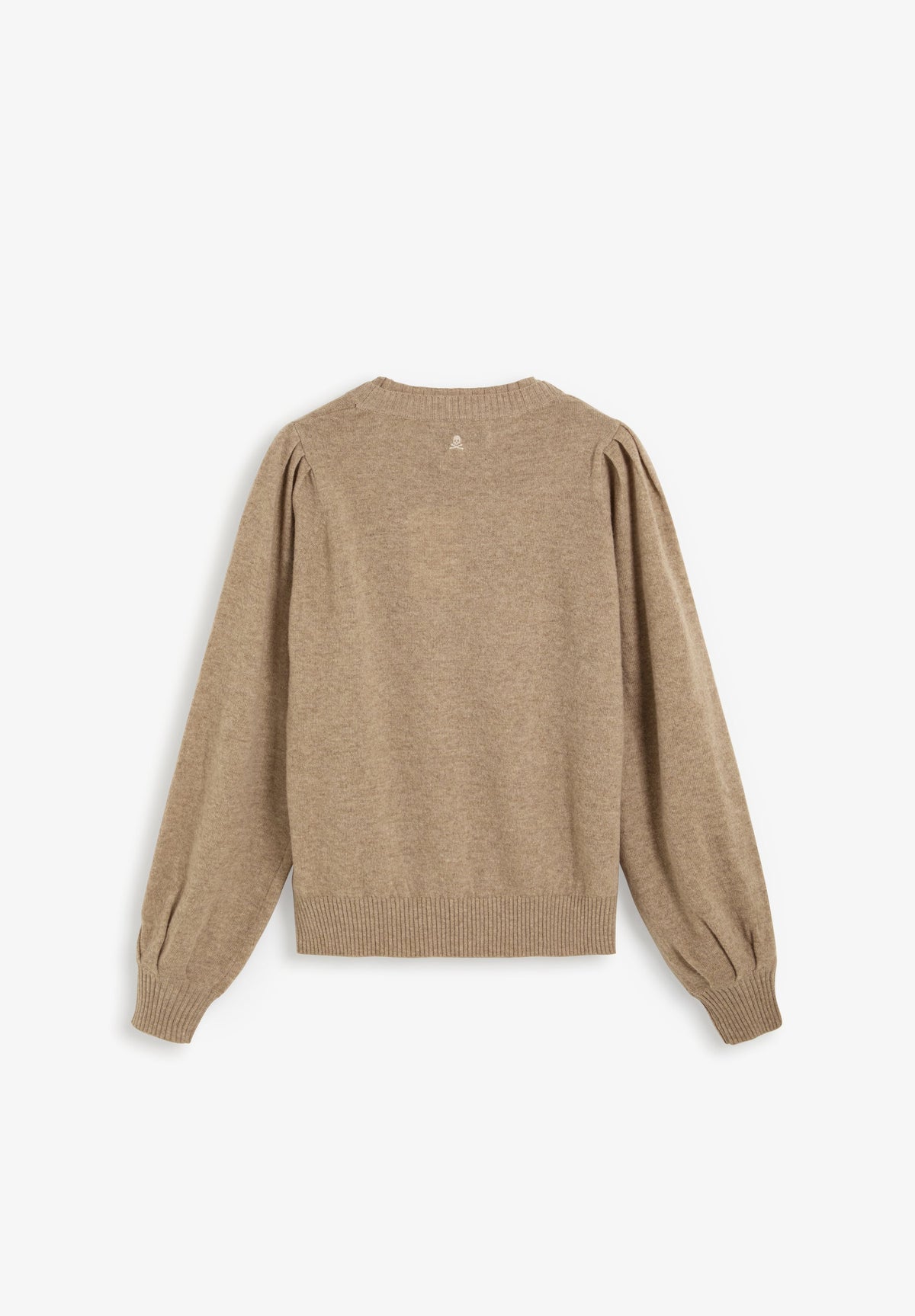 WOOL SWEATER WITH COLLAR DETAIL