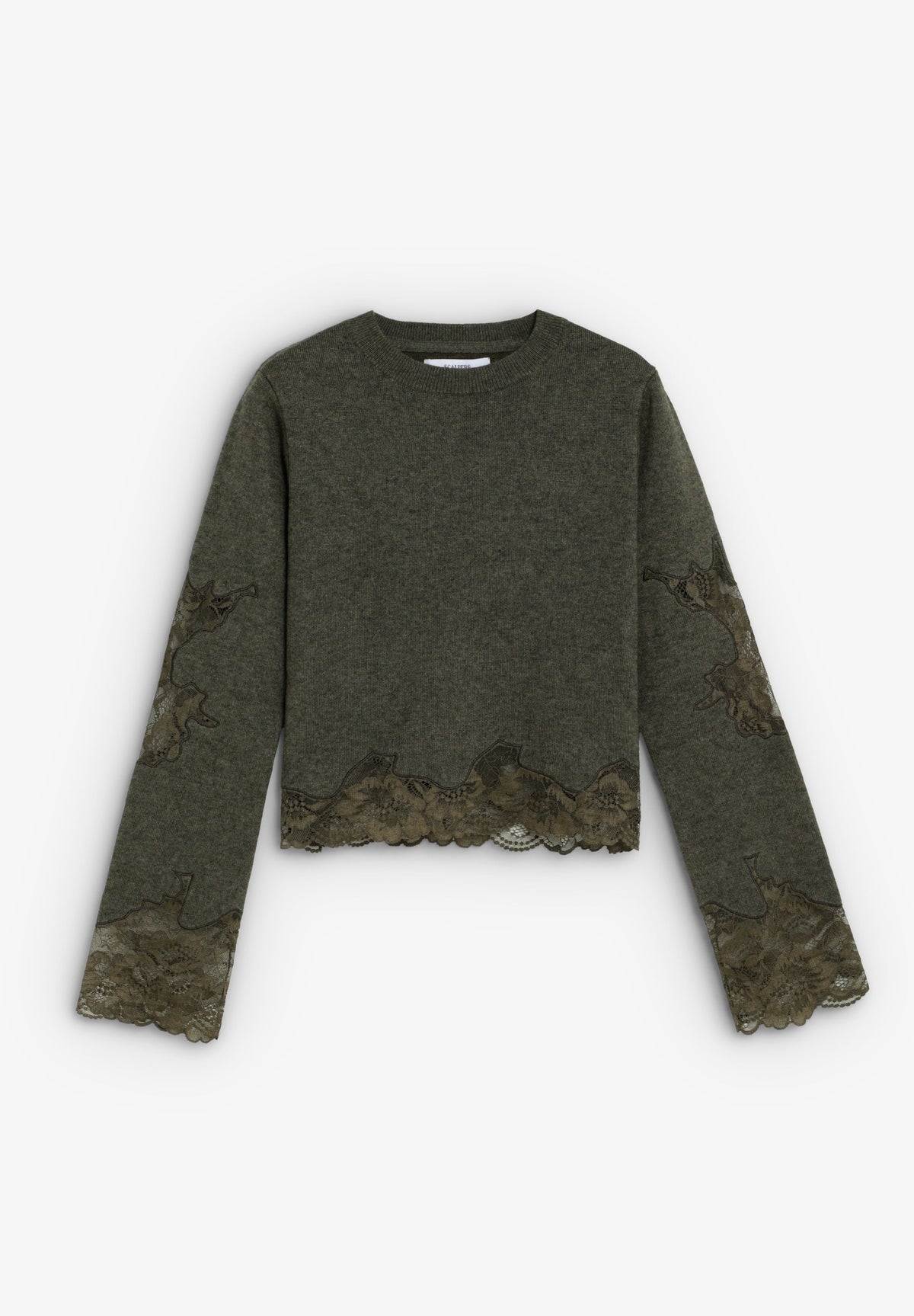 LACE DETAIL SWEATER