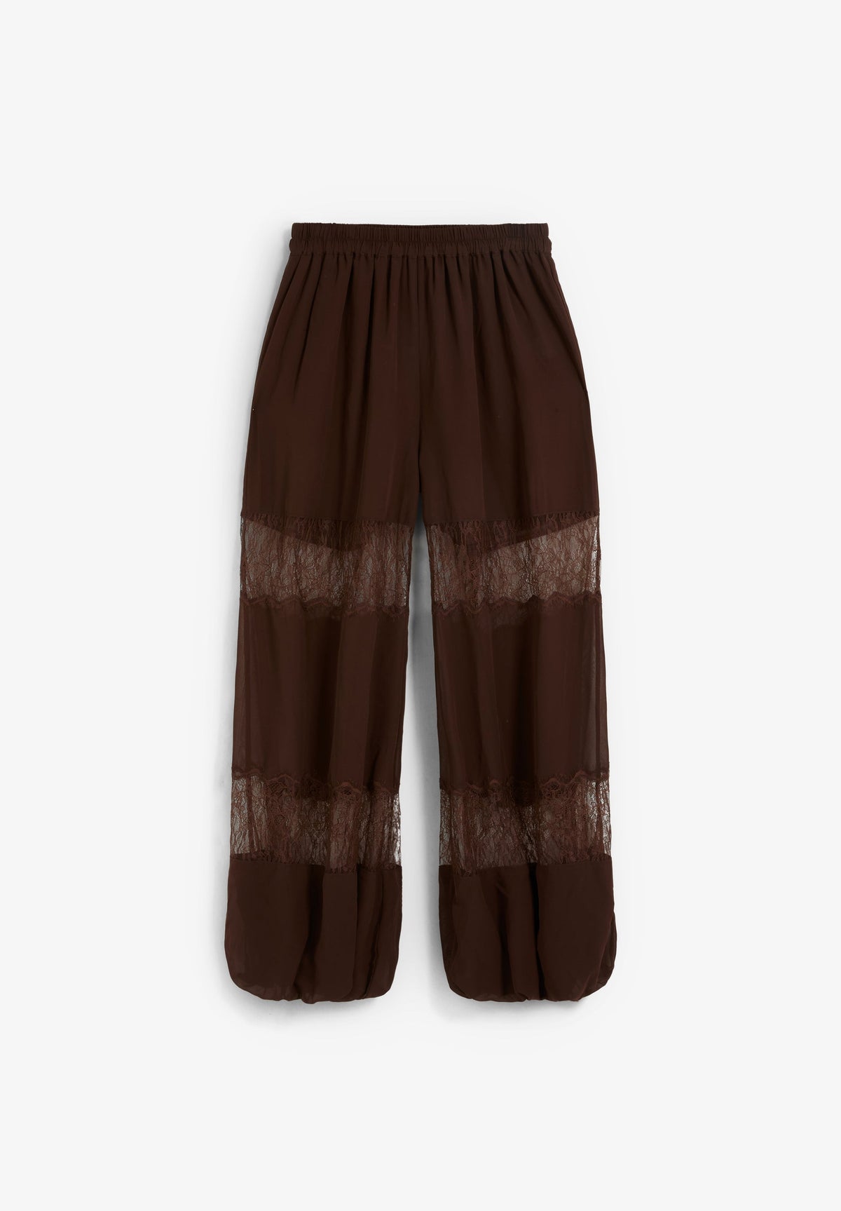 BALLOON TROUSERS WITH LACE