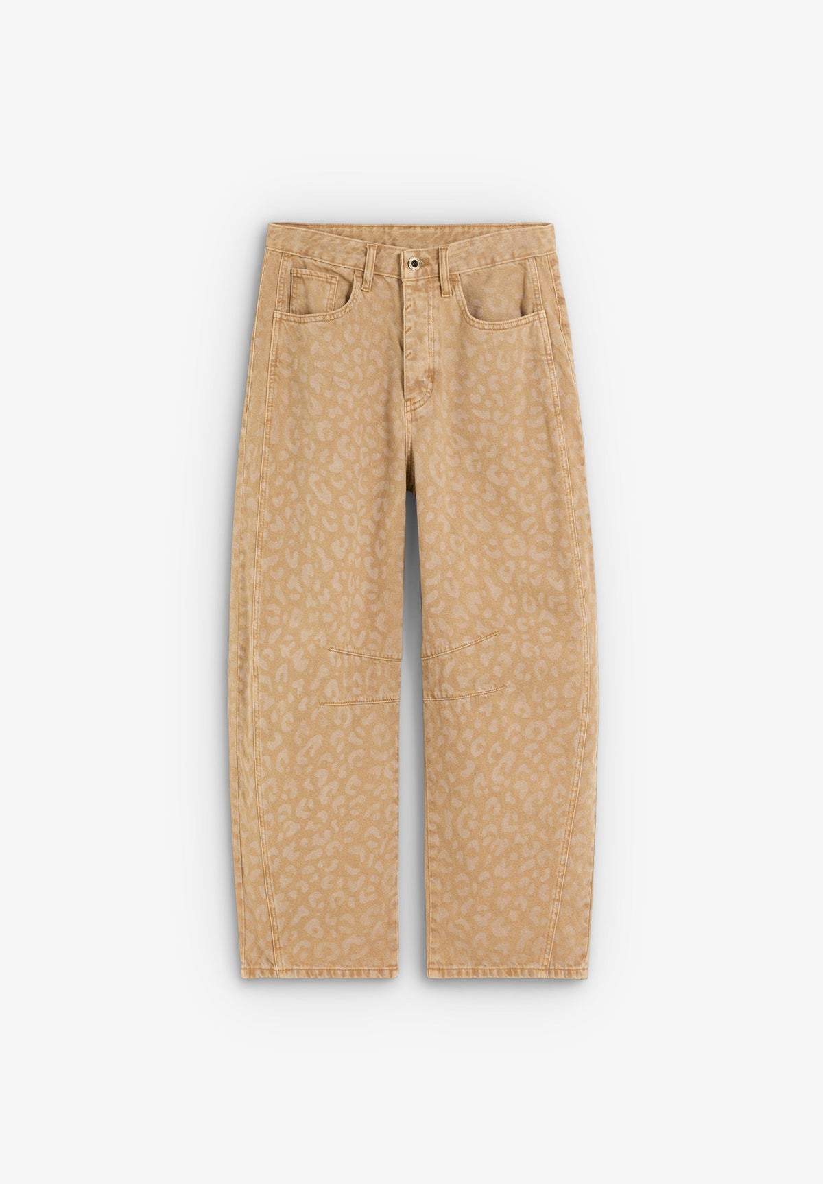ANIMAL PRINT BALLOON JEANS