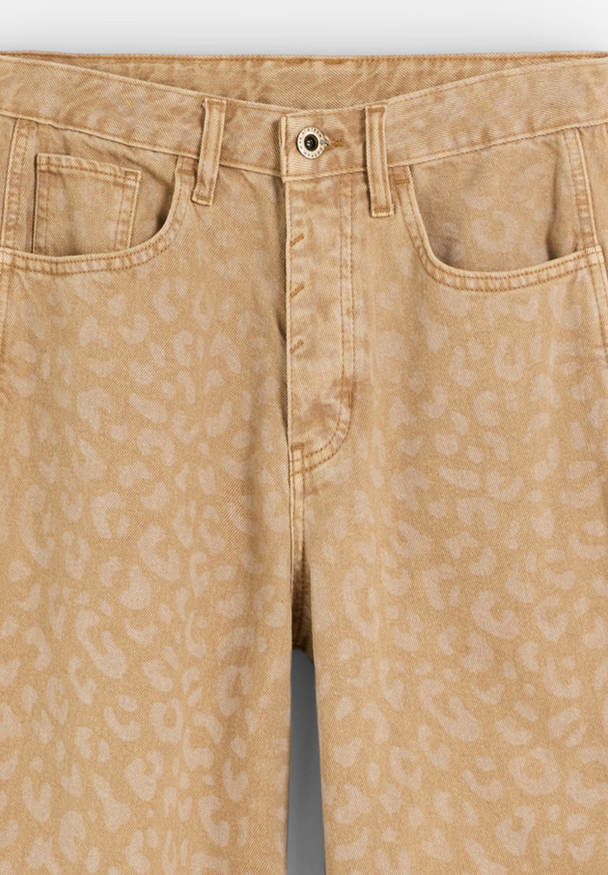 ANIMAL PRINT BALLOON JEANS