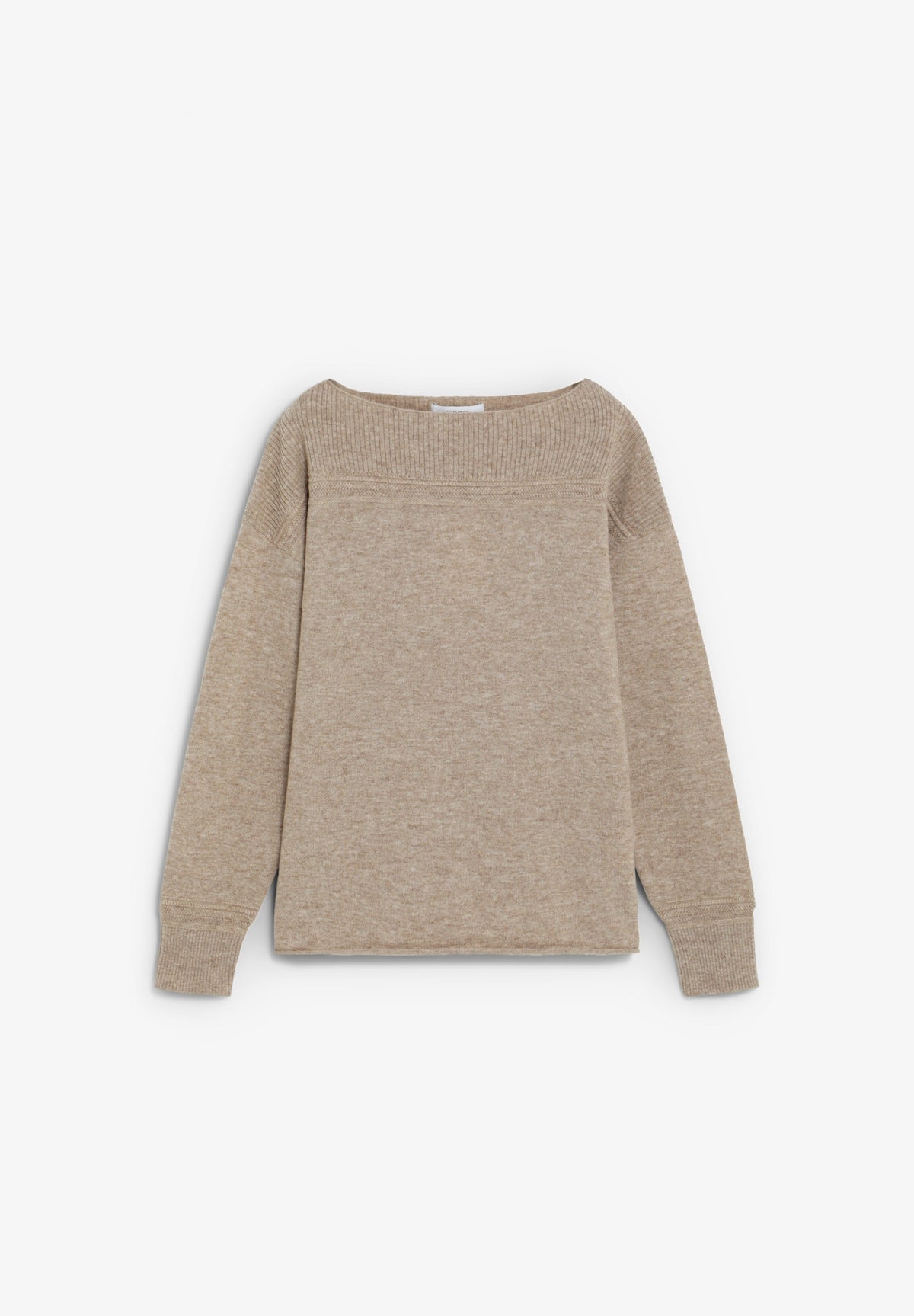 BOAT COLLAR WOOL SWEATER