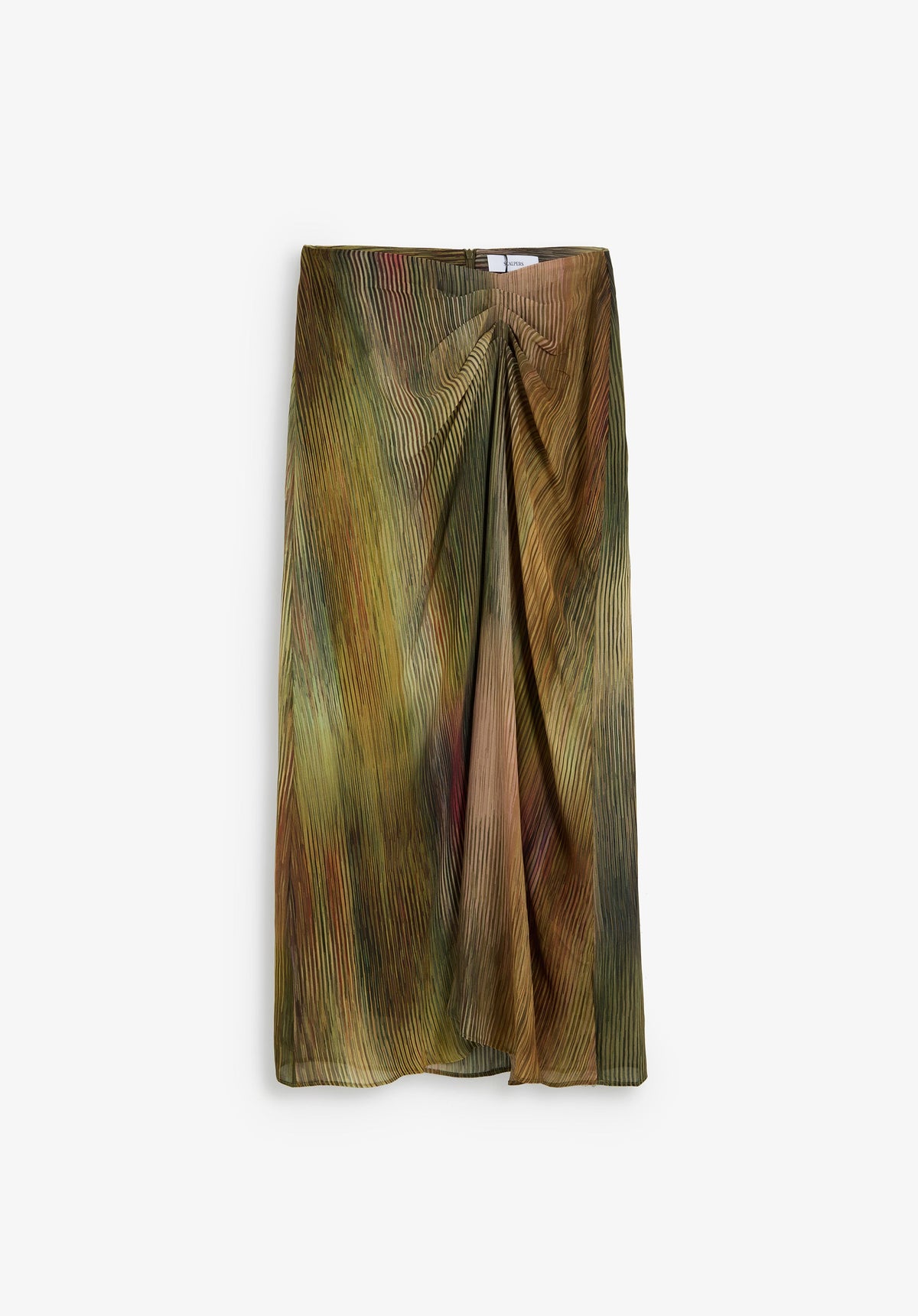 MULTICOLOURED PLEATED SKIRT