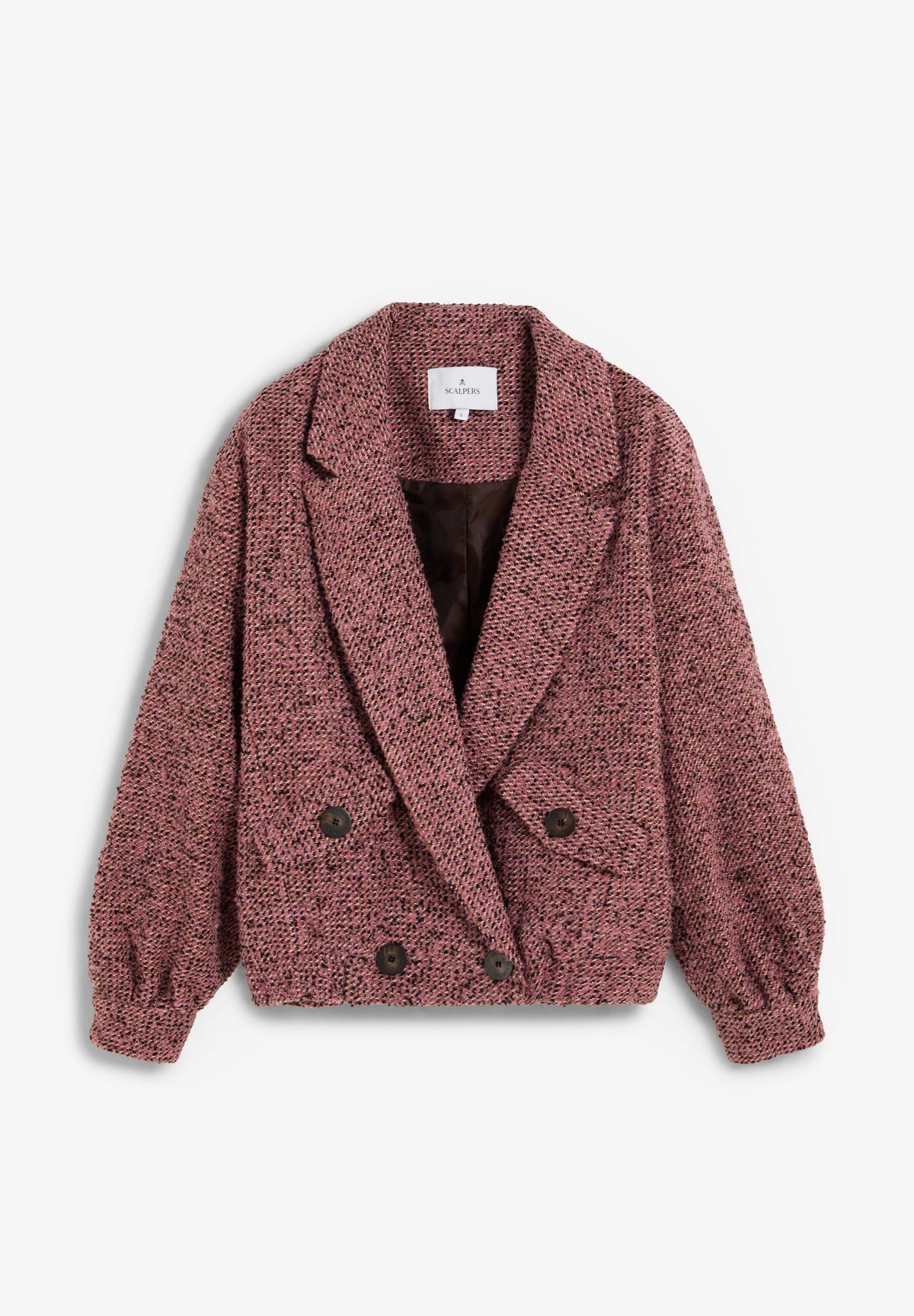 BOMBER JACKET WITH LAPELS