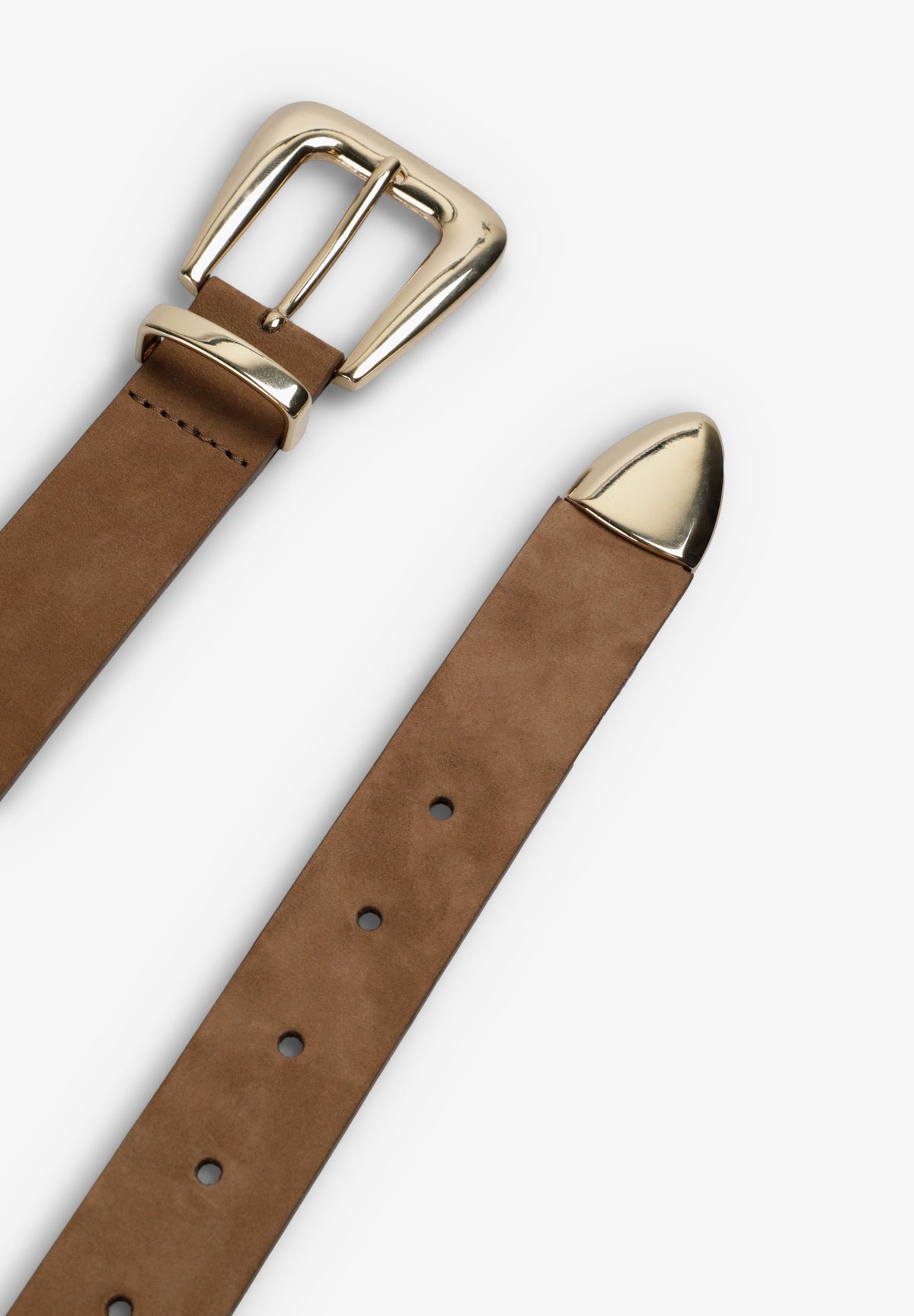 STUDDED LEATHER BELT