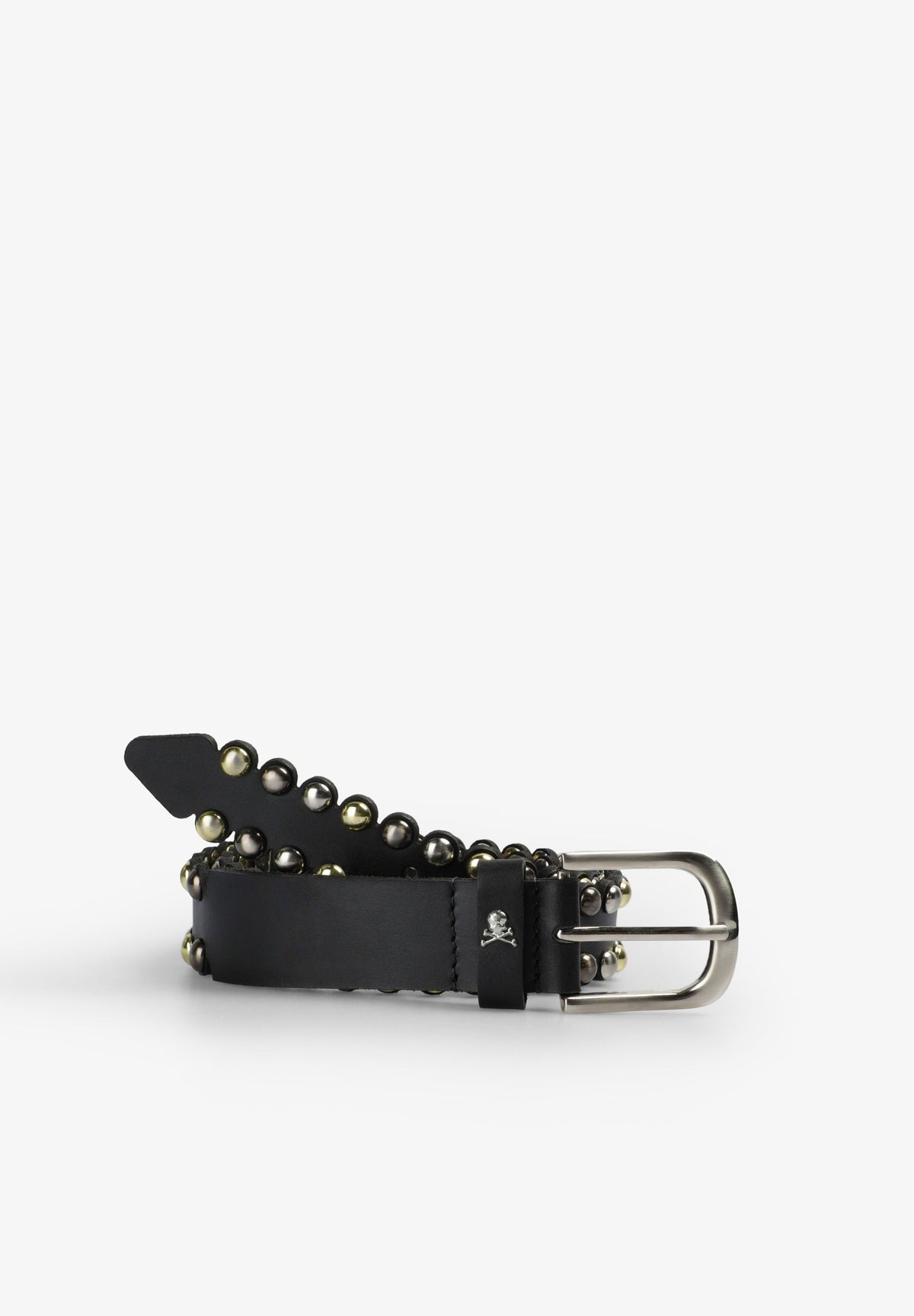 LEATHER BELT WITH STUDS