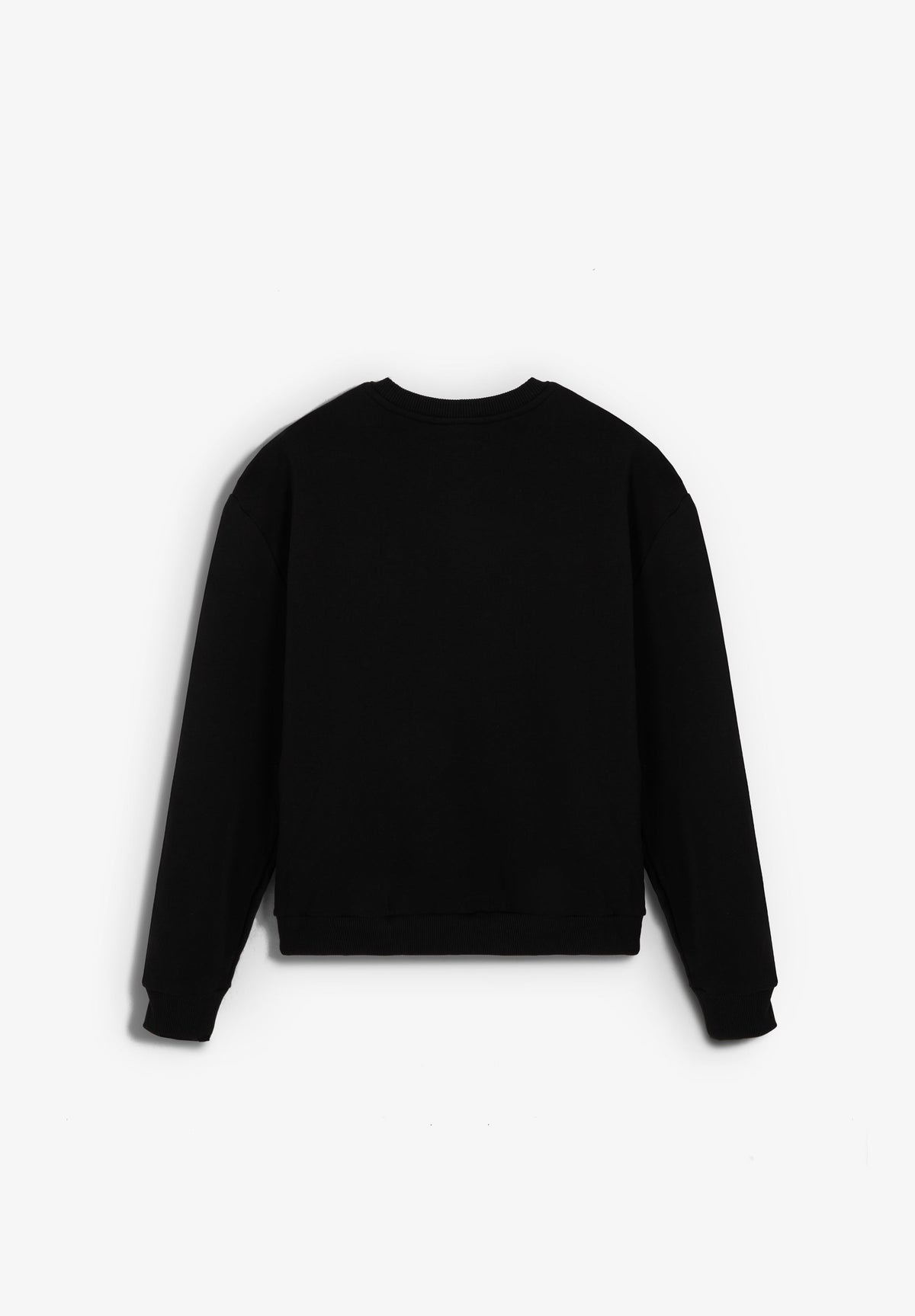 SCSHOULDER PADS EMB SWEATER