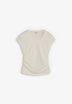 SIDE DRAPED T-SHIRT