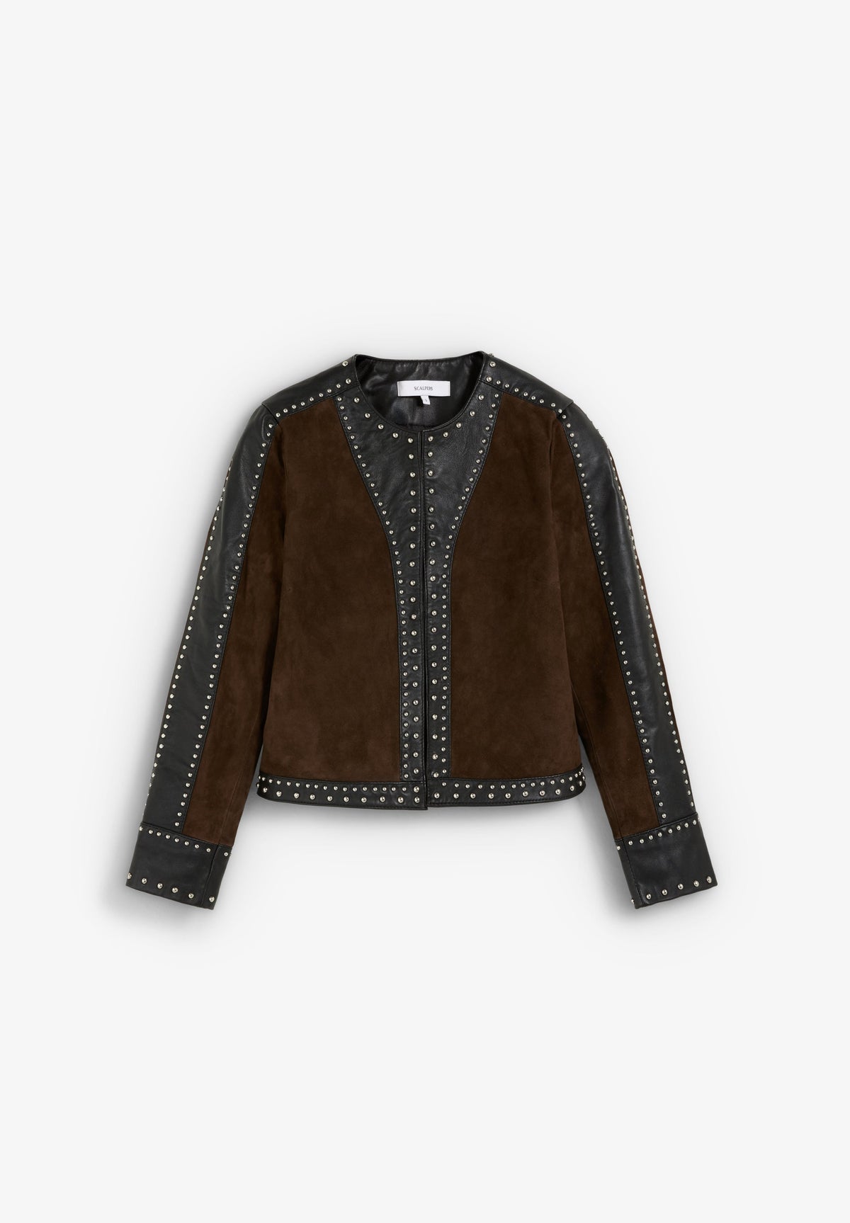 STUDDED LEATHER JACKET