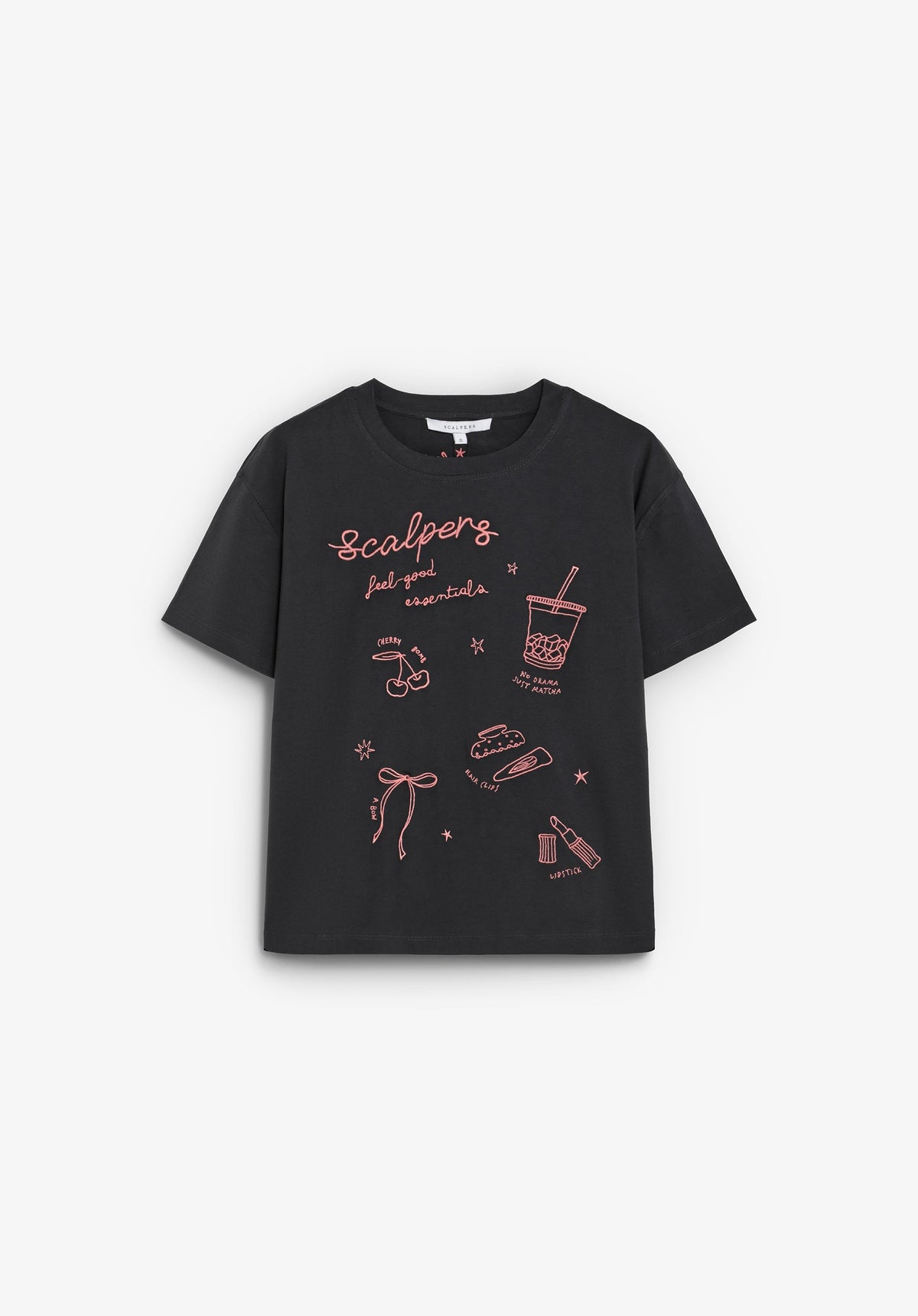 EMBROIDERED MOTIF T-SHIRT