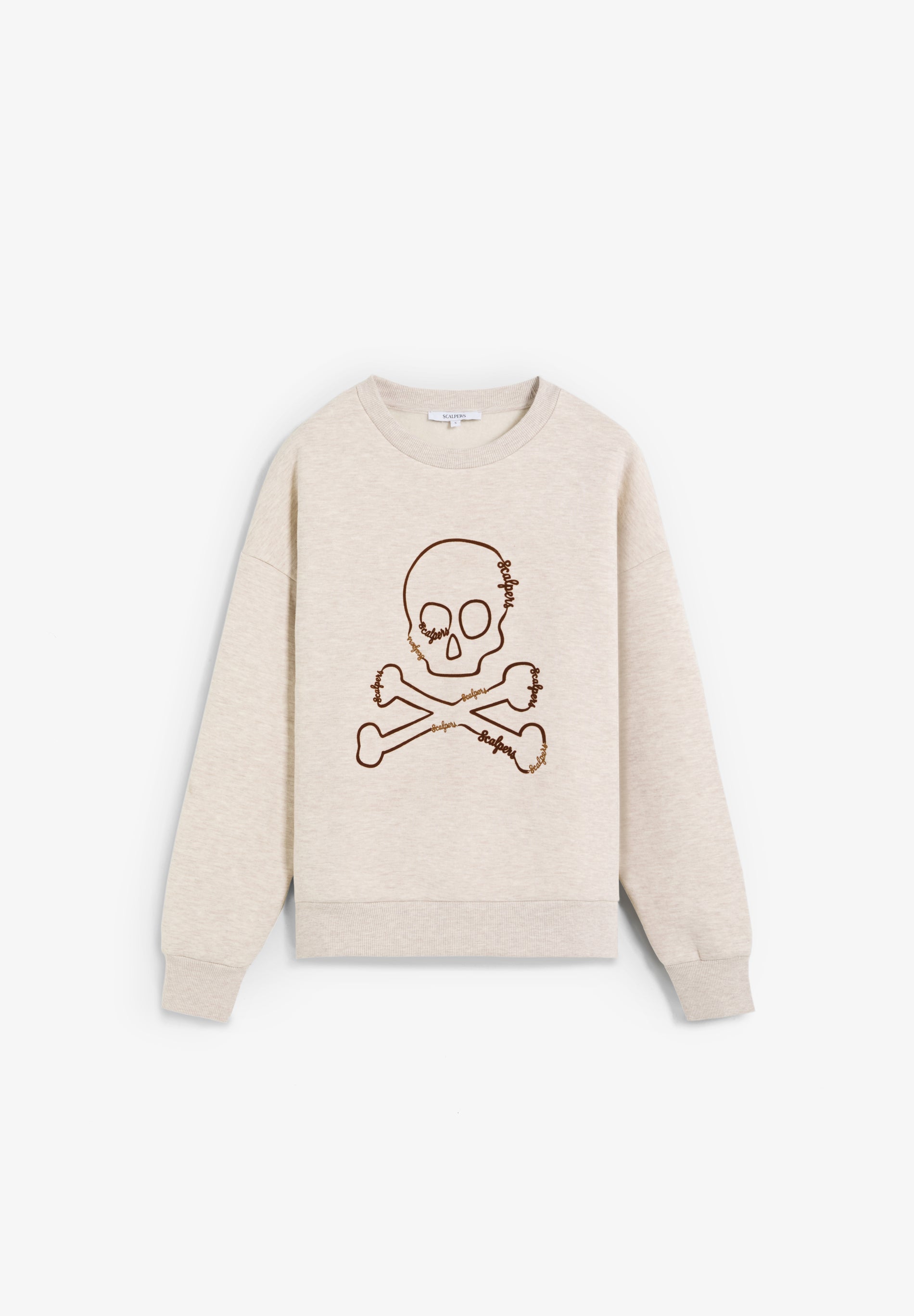 PRINTED SKULL HOODIE