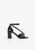 HIGH-HEELED STRAPPY SANDALS