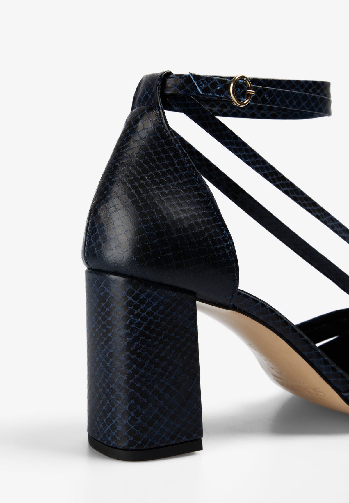 HIGH-HEELED STRAPPY SANDALS