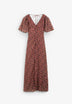 FLOWING PRINTED DRESS