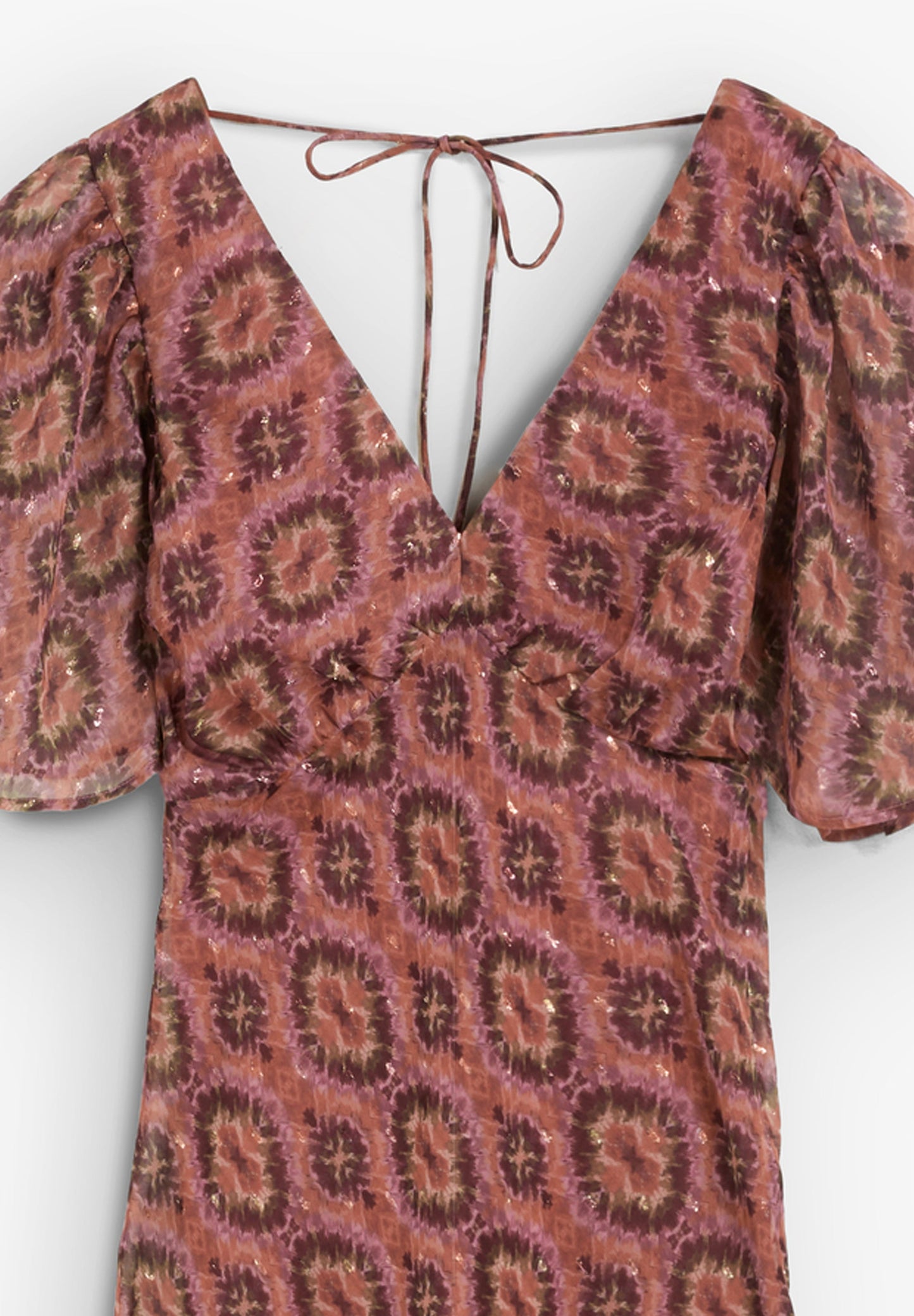 FLOWING PRINTED DRESS