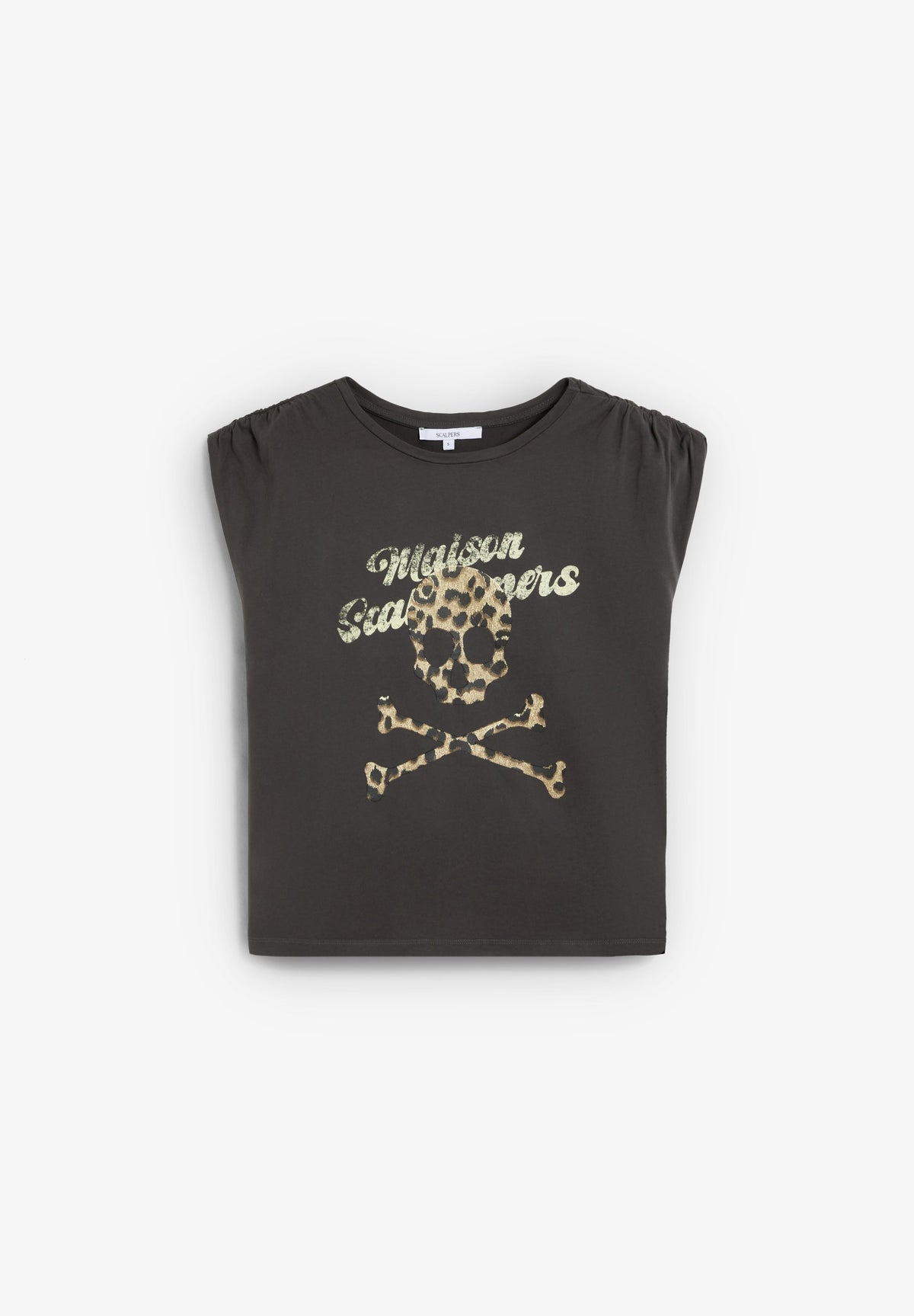 SLEEVELESS PRINTED T-SHIRT