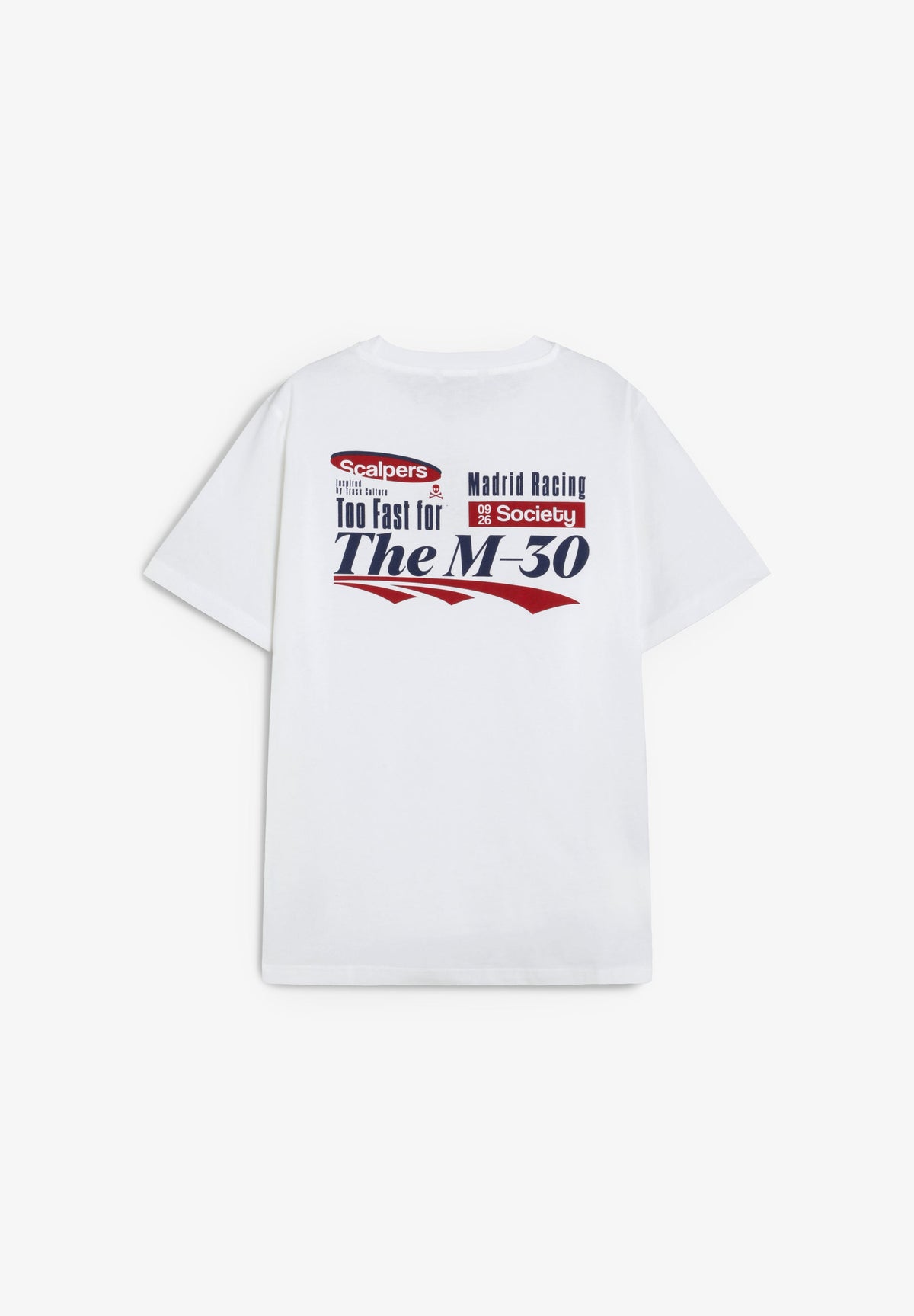 PRINTED T-SHIRT WITH PATCH DETAIL
