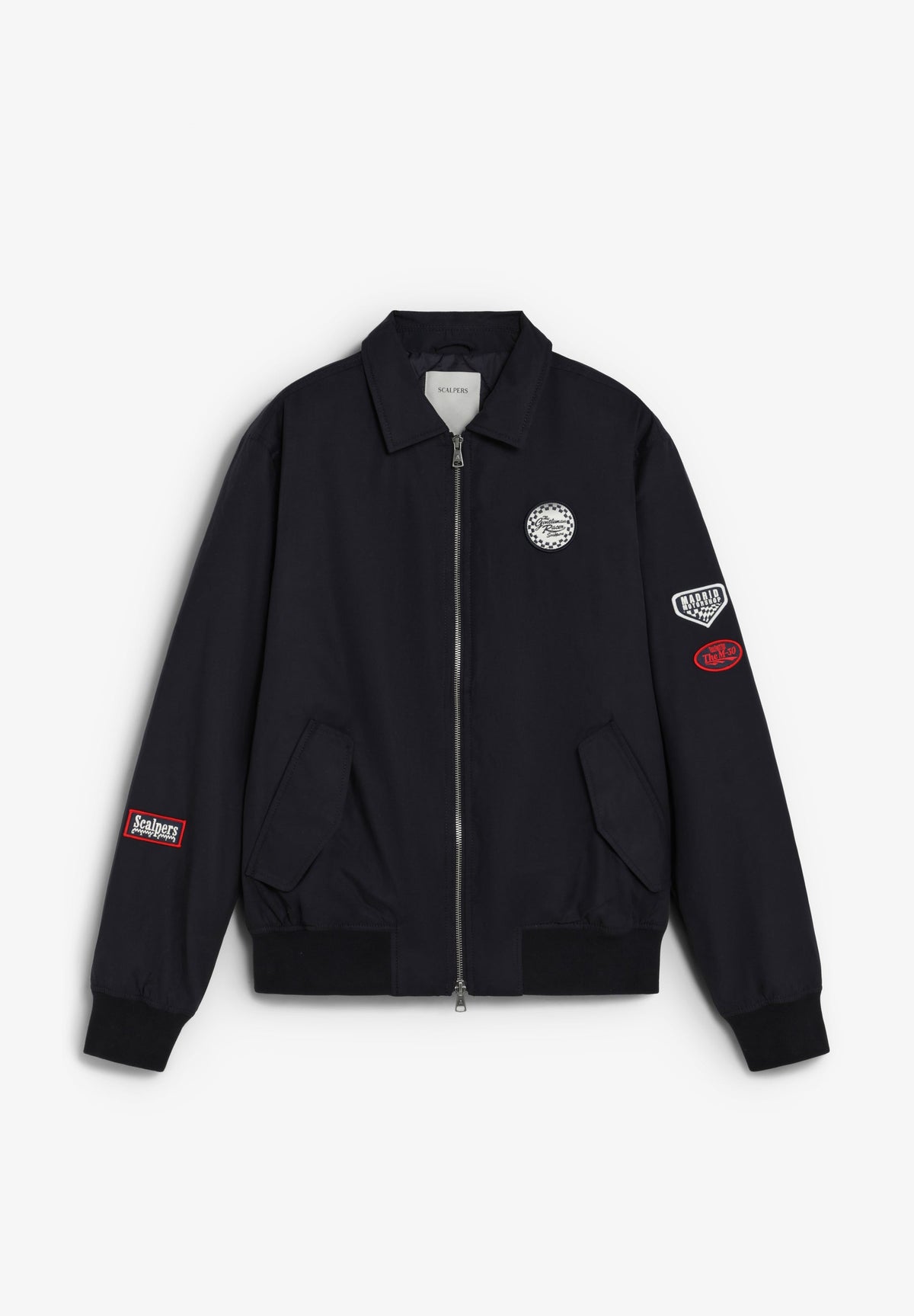 BOMBER JACKET WITH PATCHES