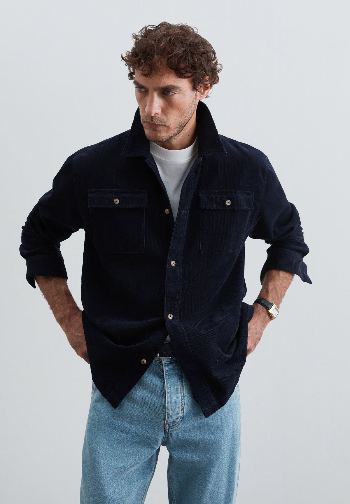 SCPOCKETS CORD OVERSHIRT