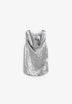 METALLIC DRAPED TOP