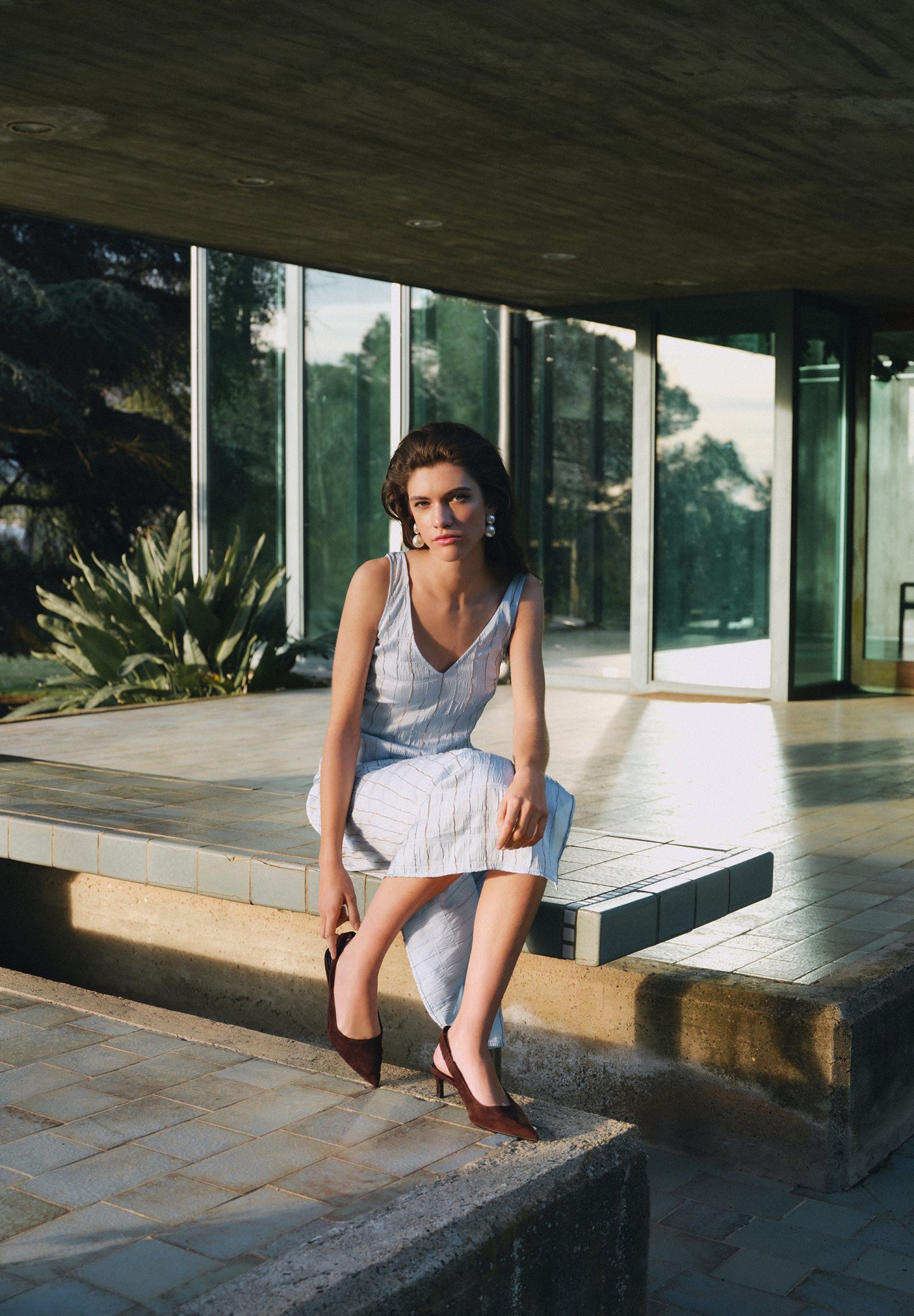 SCGOLDEN STRIPES DRESS