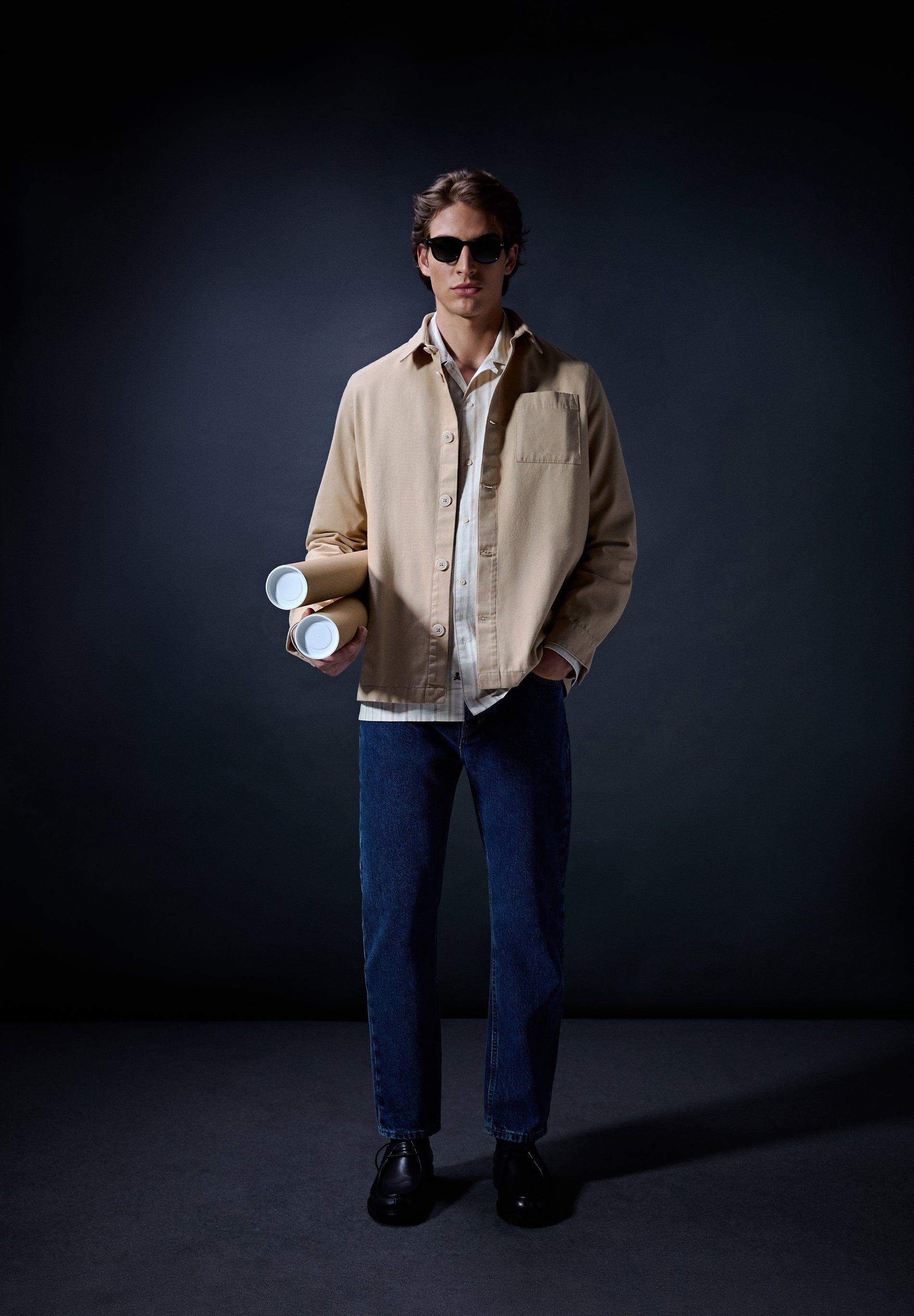 OVERSHIRT WITH SIDE POCKETS