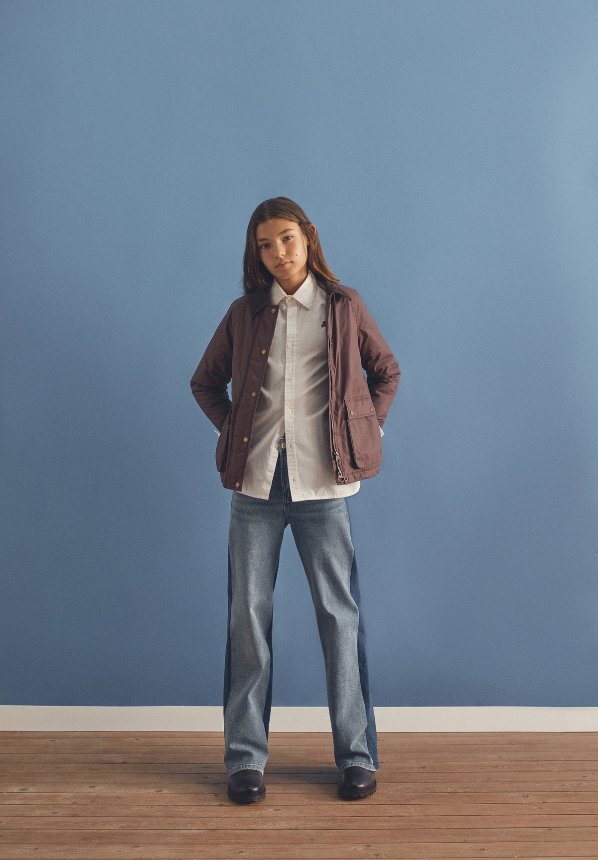 TWO-TONE JEANS