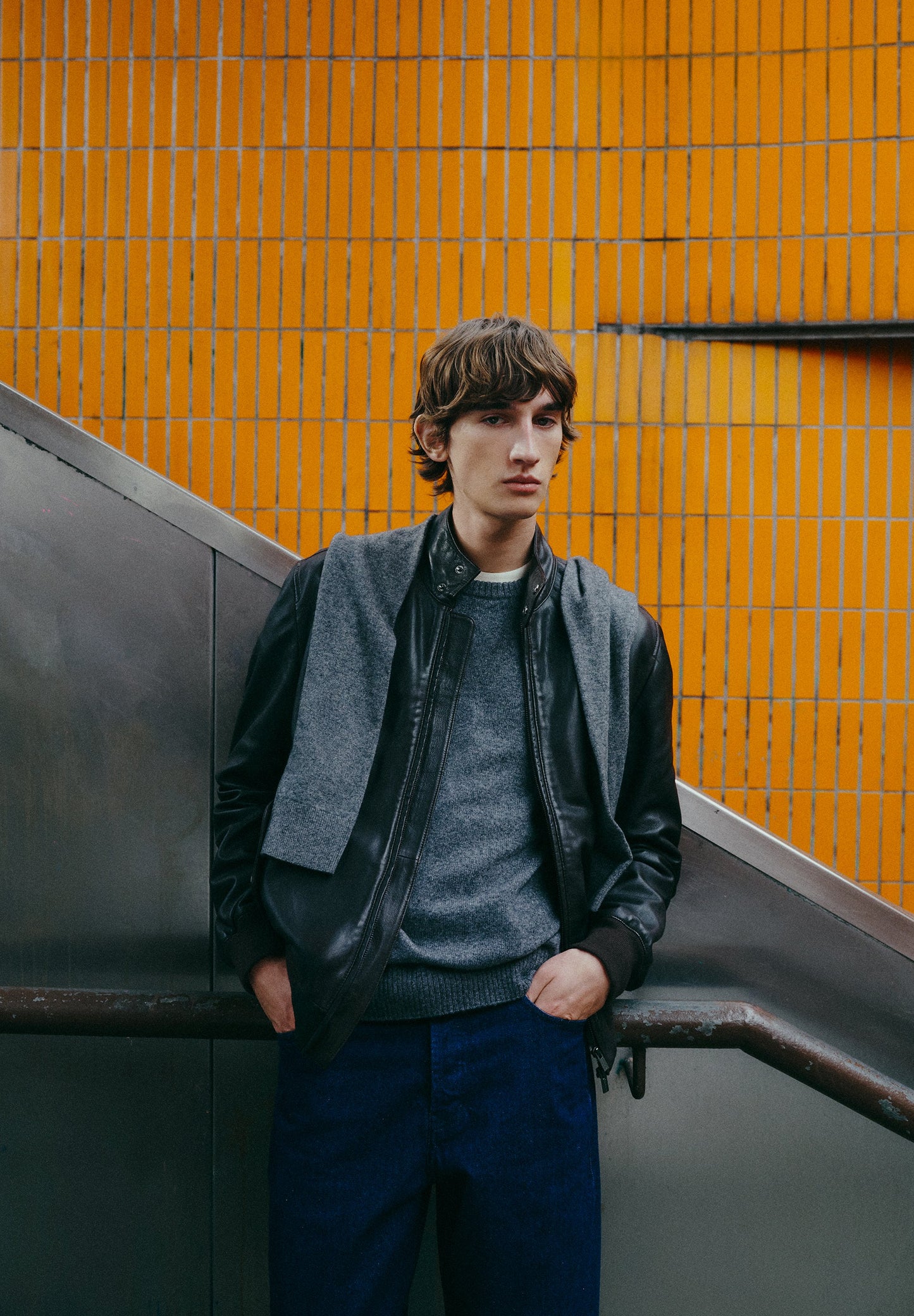 WOOL SWEATER WITH LOGO