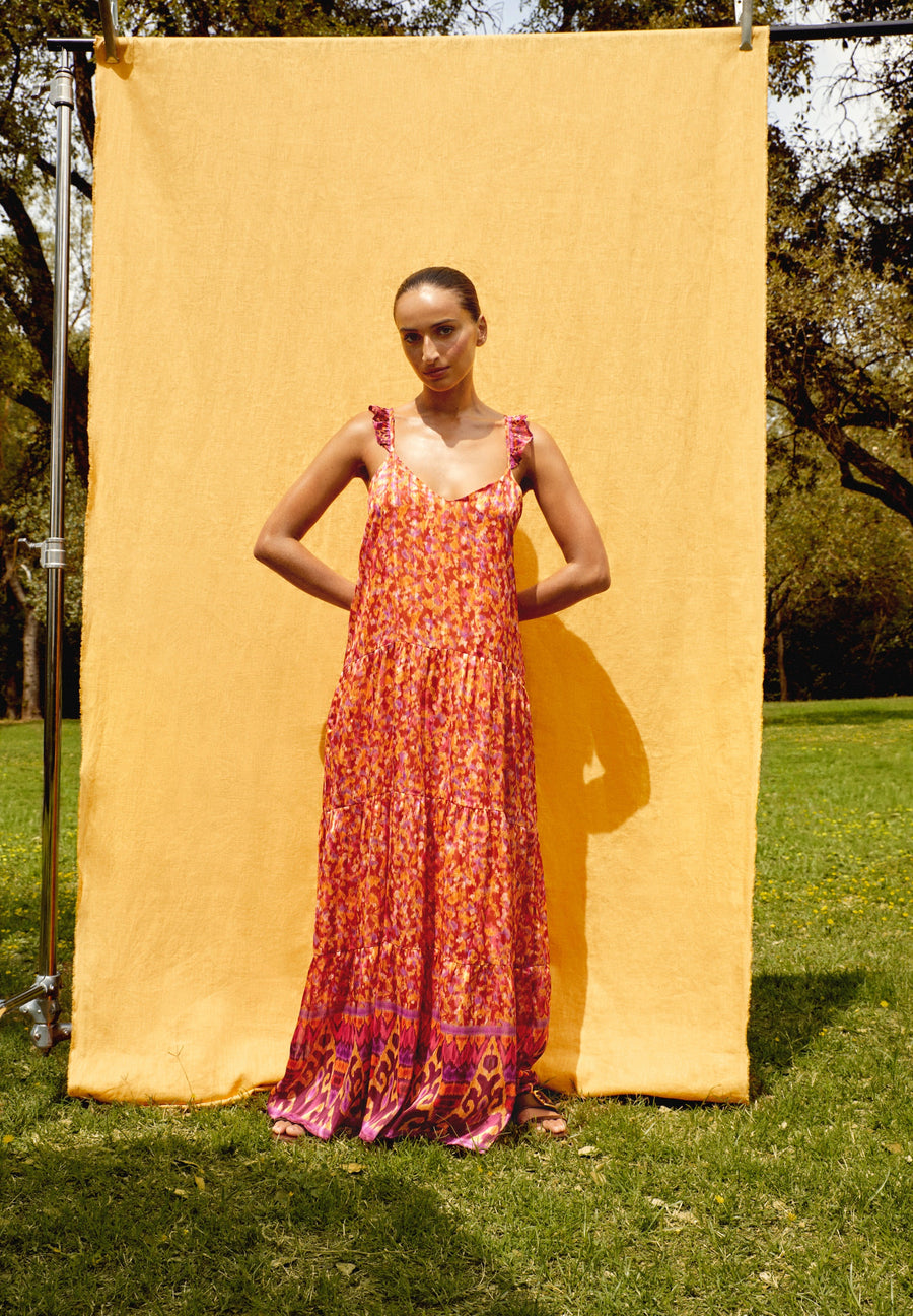 LONG DRESS WITH CROSSED BACK