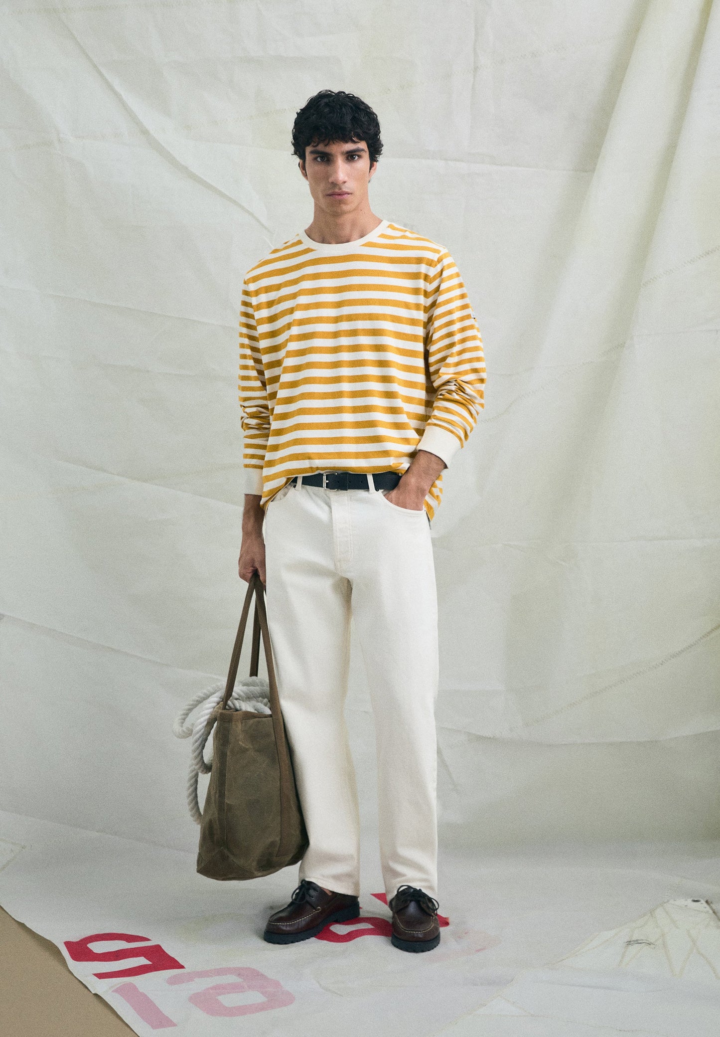 CAMISETA RAYAS MANGA LARGA