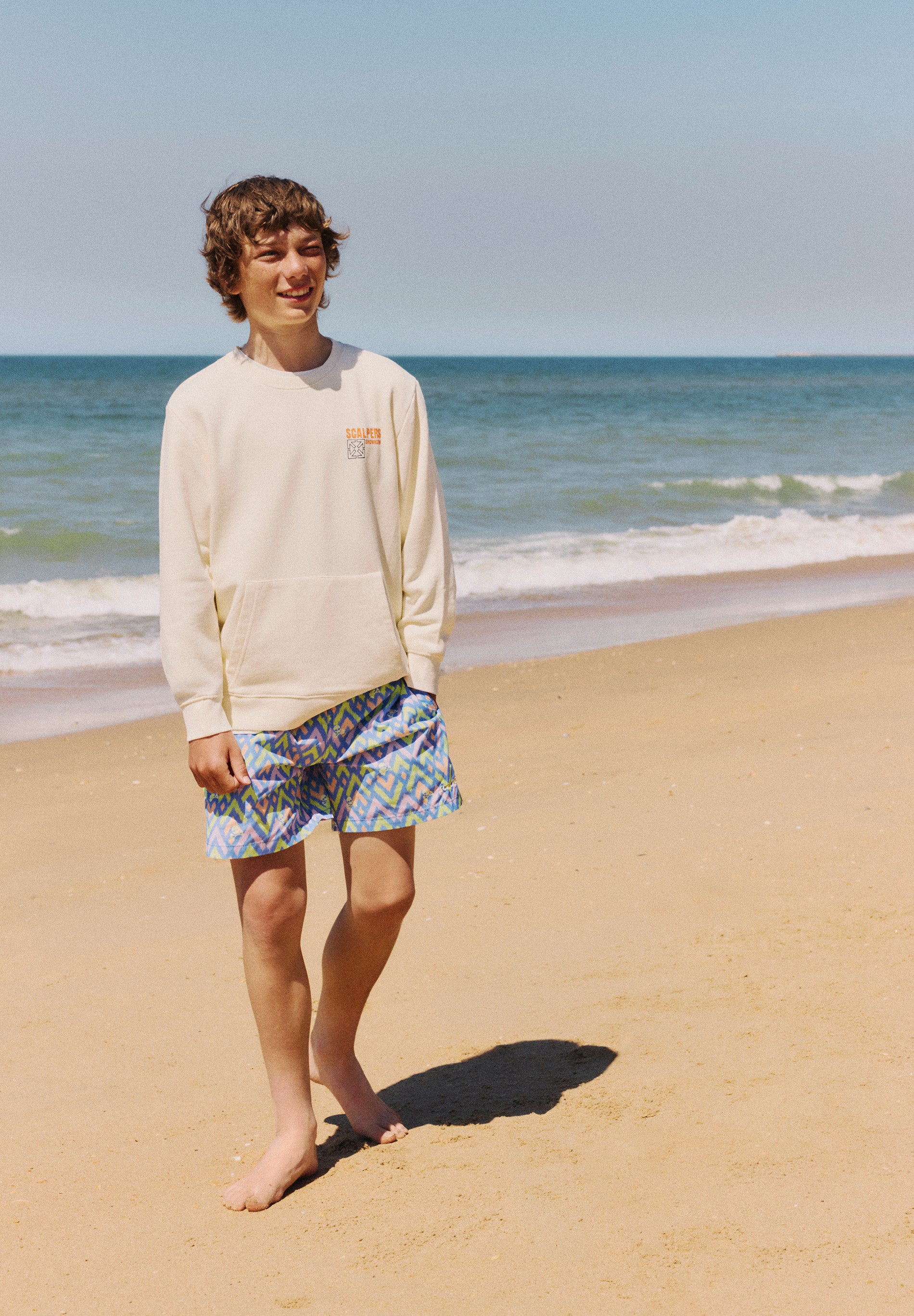IKAT PRINT SWIMMING TRUNKS