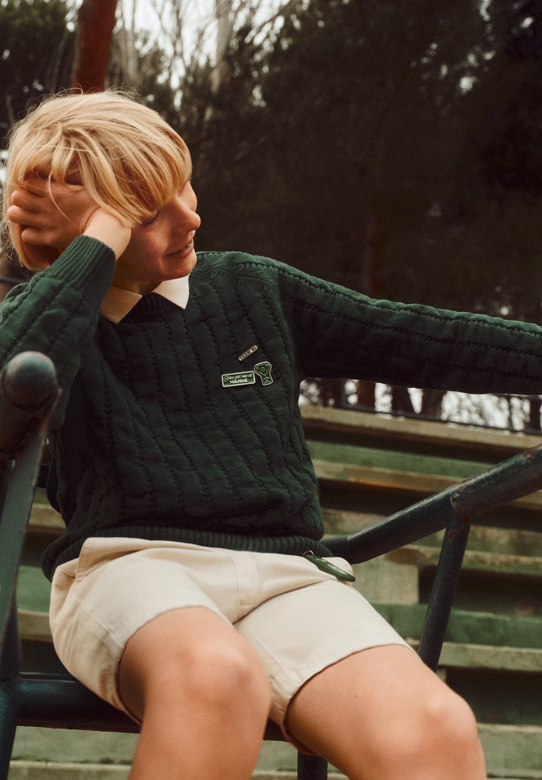 RAGLAN SLEEVE KNIT SWEATER