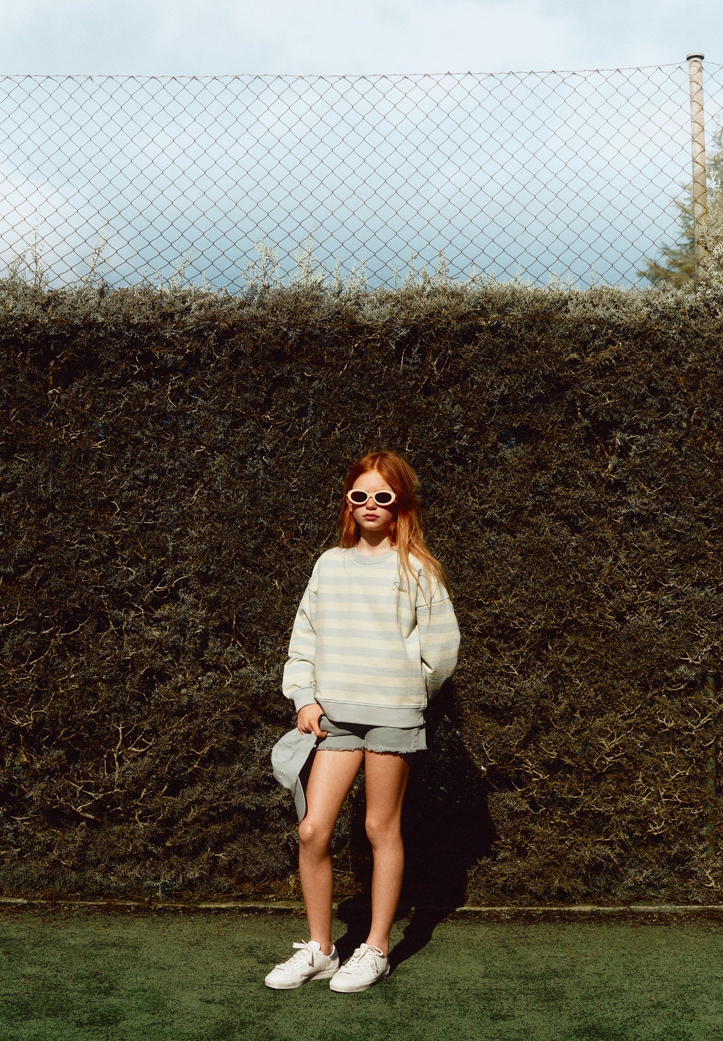 RELAXED STRIPED SWEATSHIRT