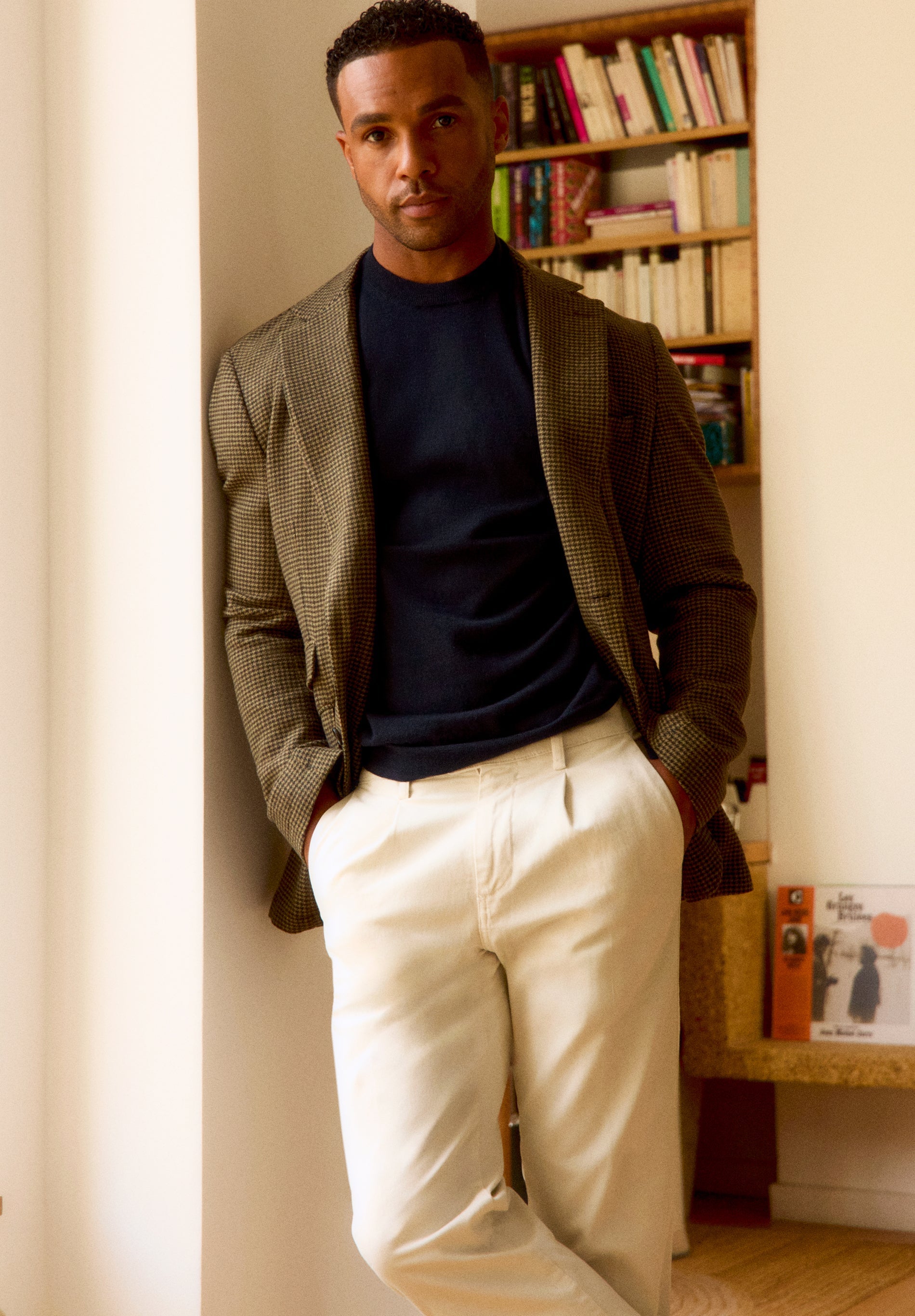 WOOL CHECK BLAZER