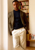 WOOL CHECK BLAZER